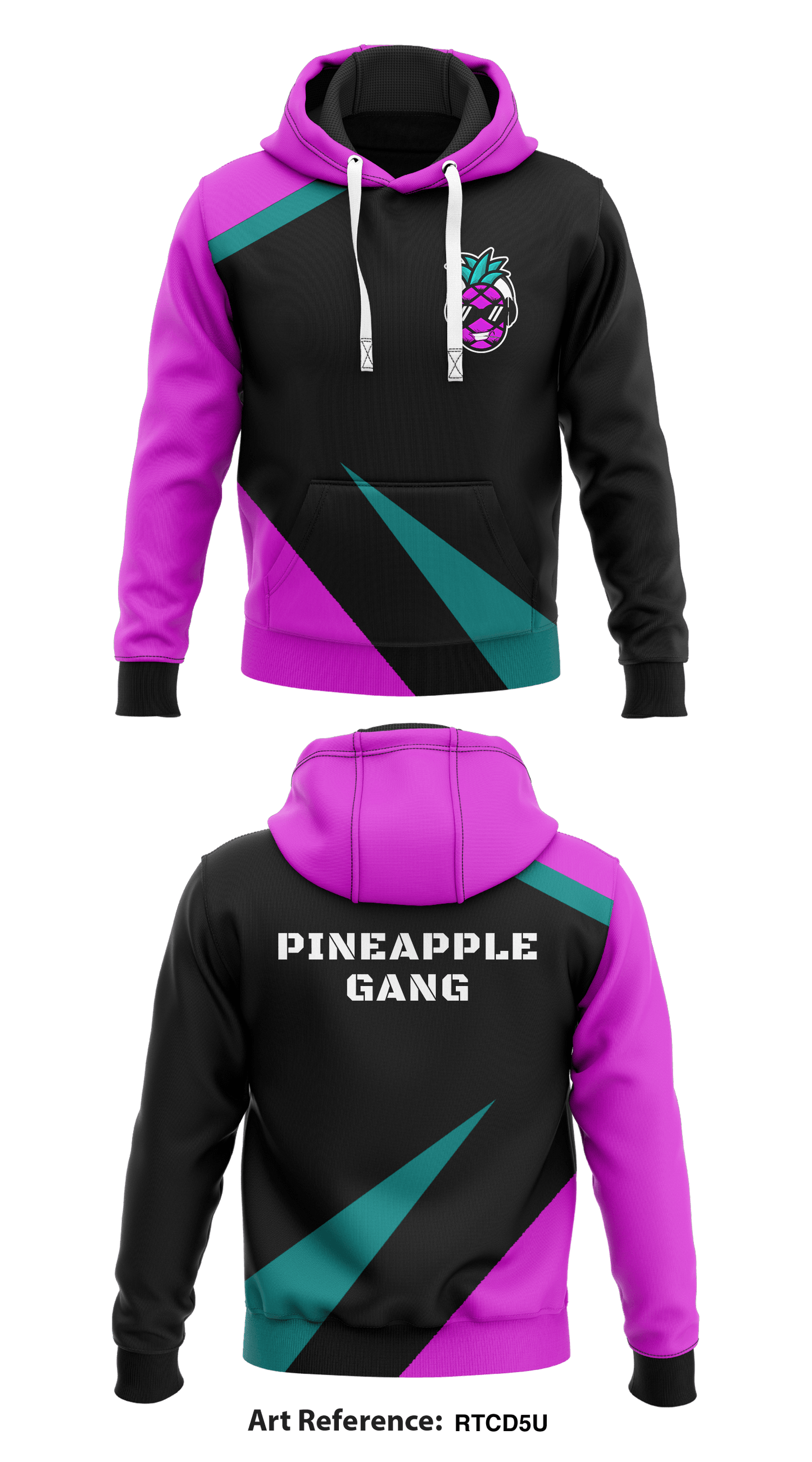 PineAppleGang Store 1 Core Men's Hooded Performance Sweatshirt - rTcD5U