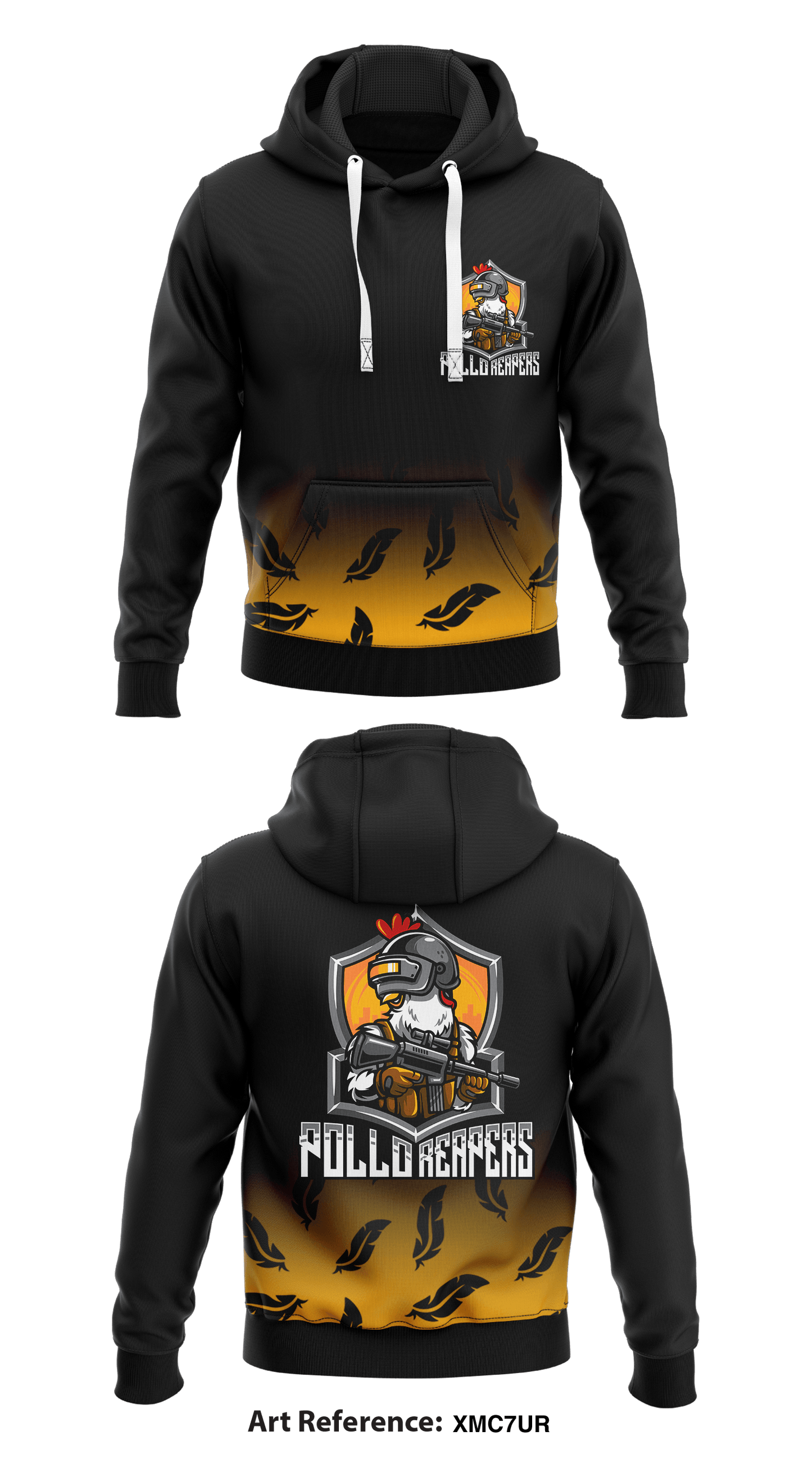 Pollo Reapers Store 1 Core Men's Hooded Performance Sweatshirt - xMc7Ur