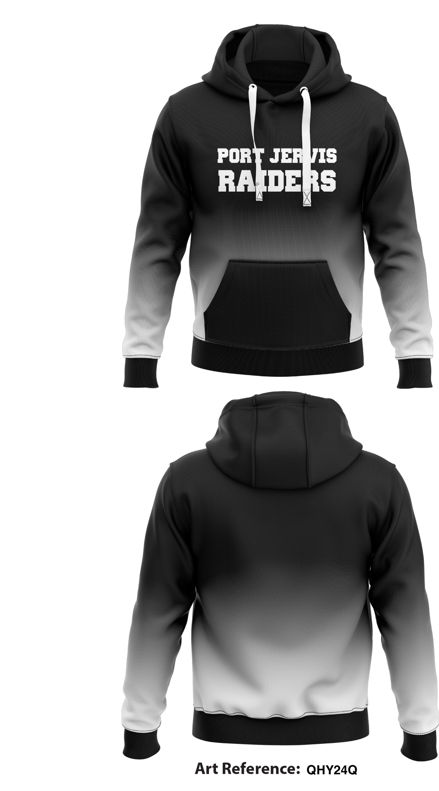 Port Jervis Raiders Store 2 Core Men's Hooded Performance Sweatshirt - Qhy24Q