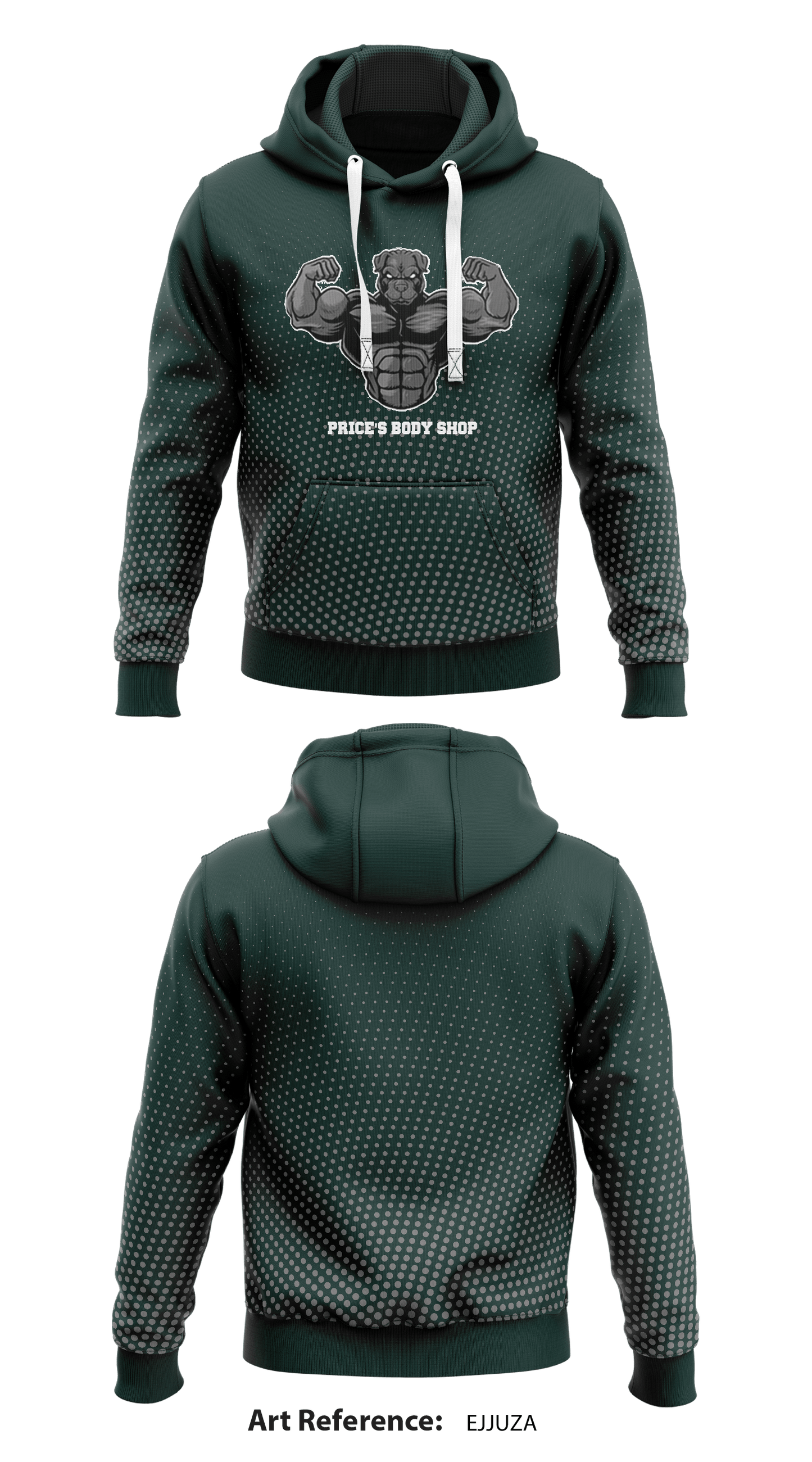 Price's body shop Core Men's Hooded Performance Sweatshirt - ejjuZA