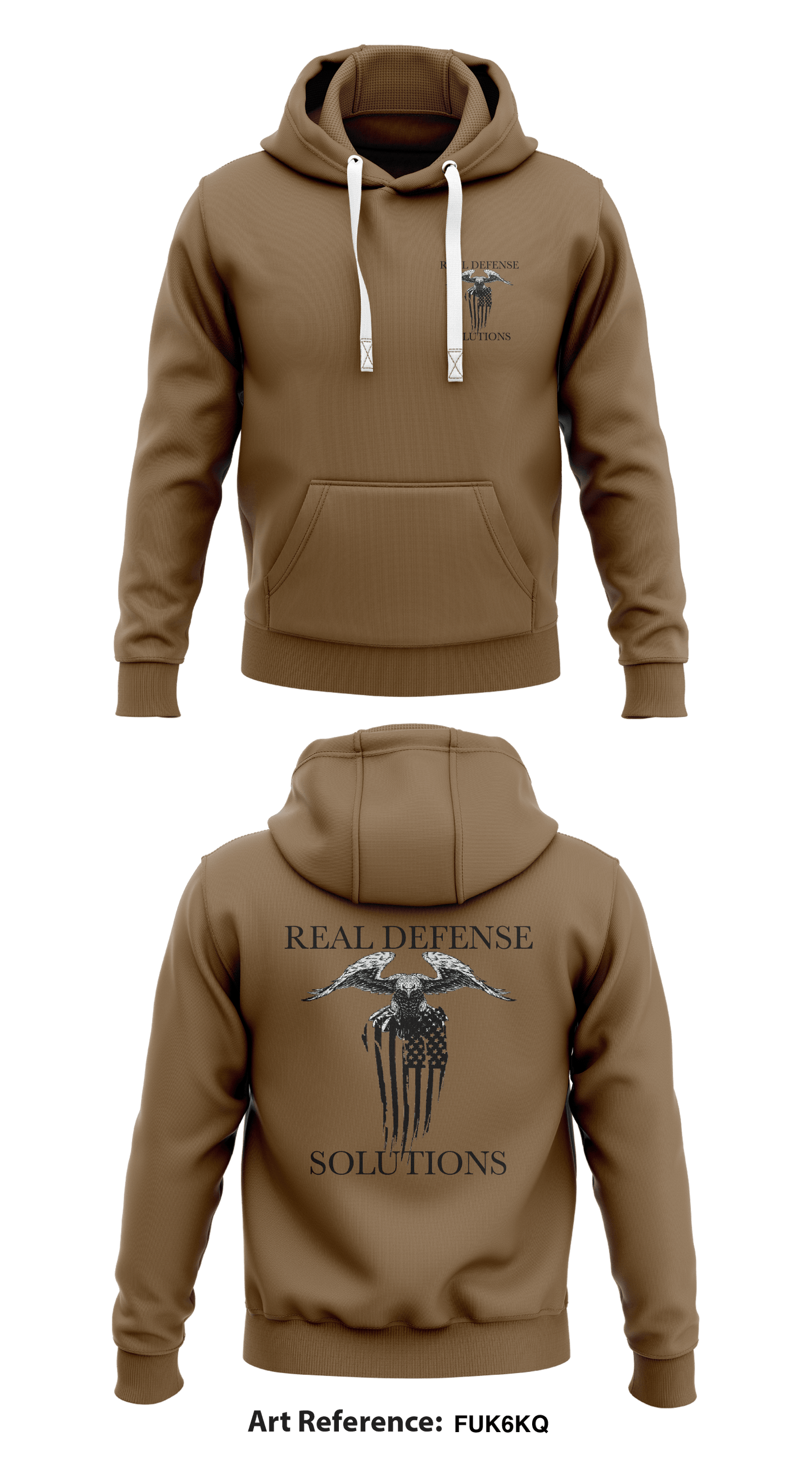 REAL DEFENSE SOLUTIONS Store 1 Core Men's Hooded Performance Sweatshirt - FuK6Kq