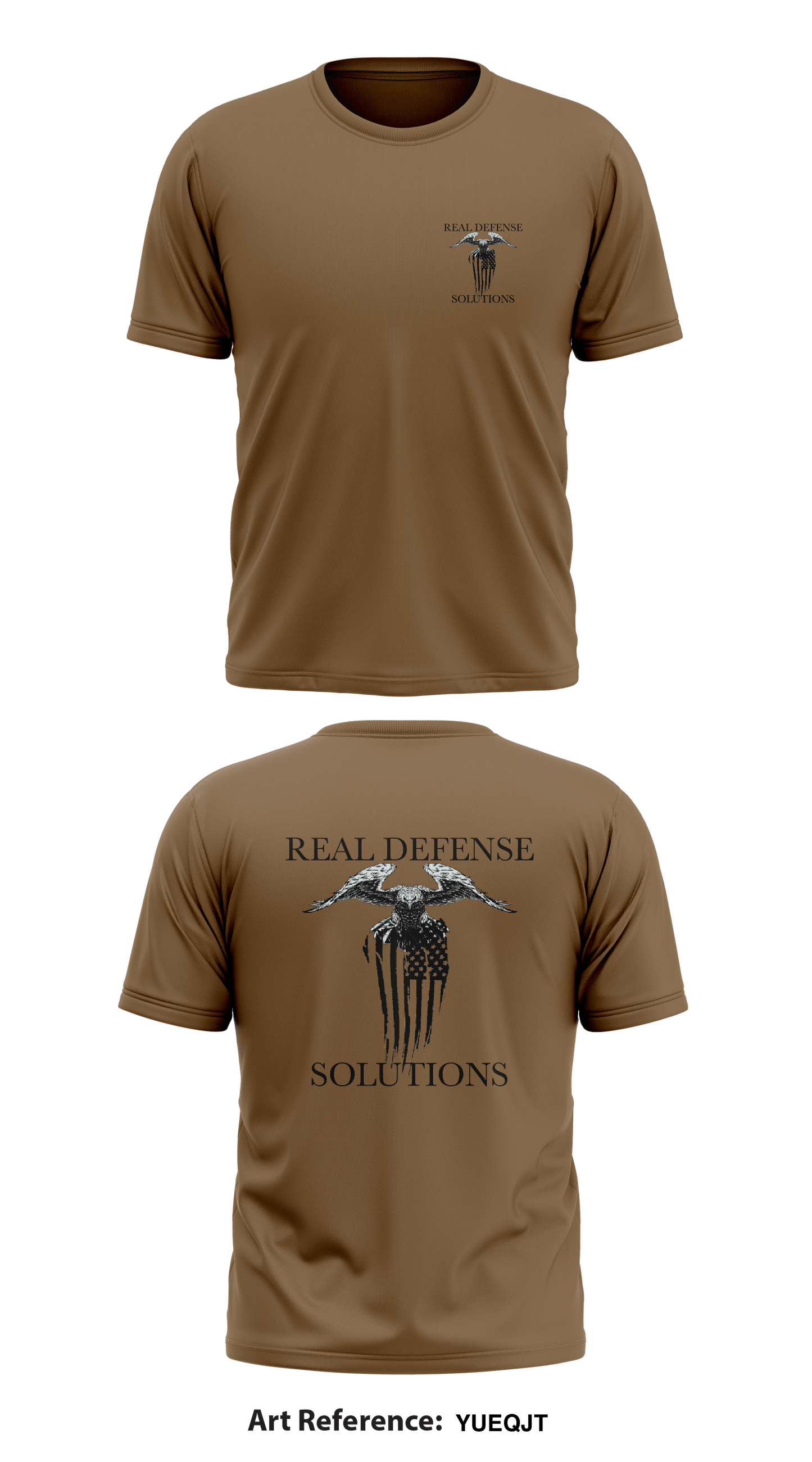 REAL DEFENSE SOLUTIONS Store 1 Core Men's SS Performance Tee - yuEqjT
