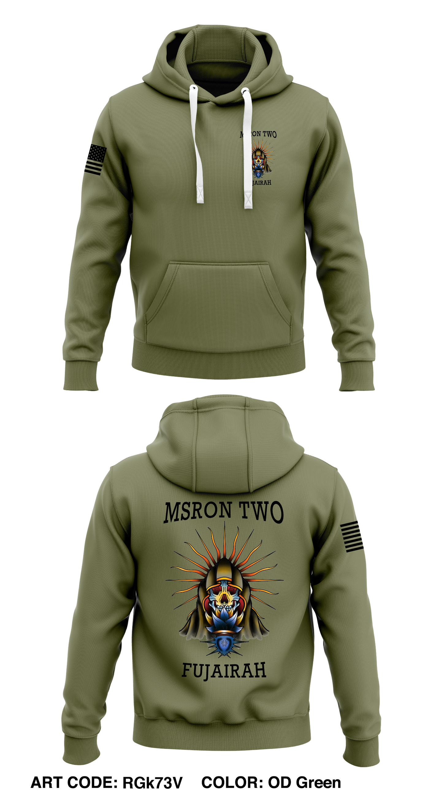 Maritime Expeditionary Security Squadron Two Core Men's Hooded Performance Sweatshirt - RGk73V