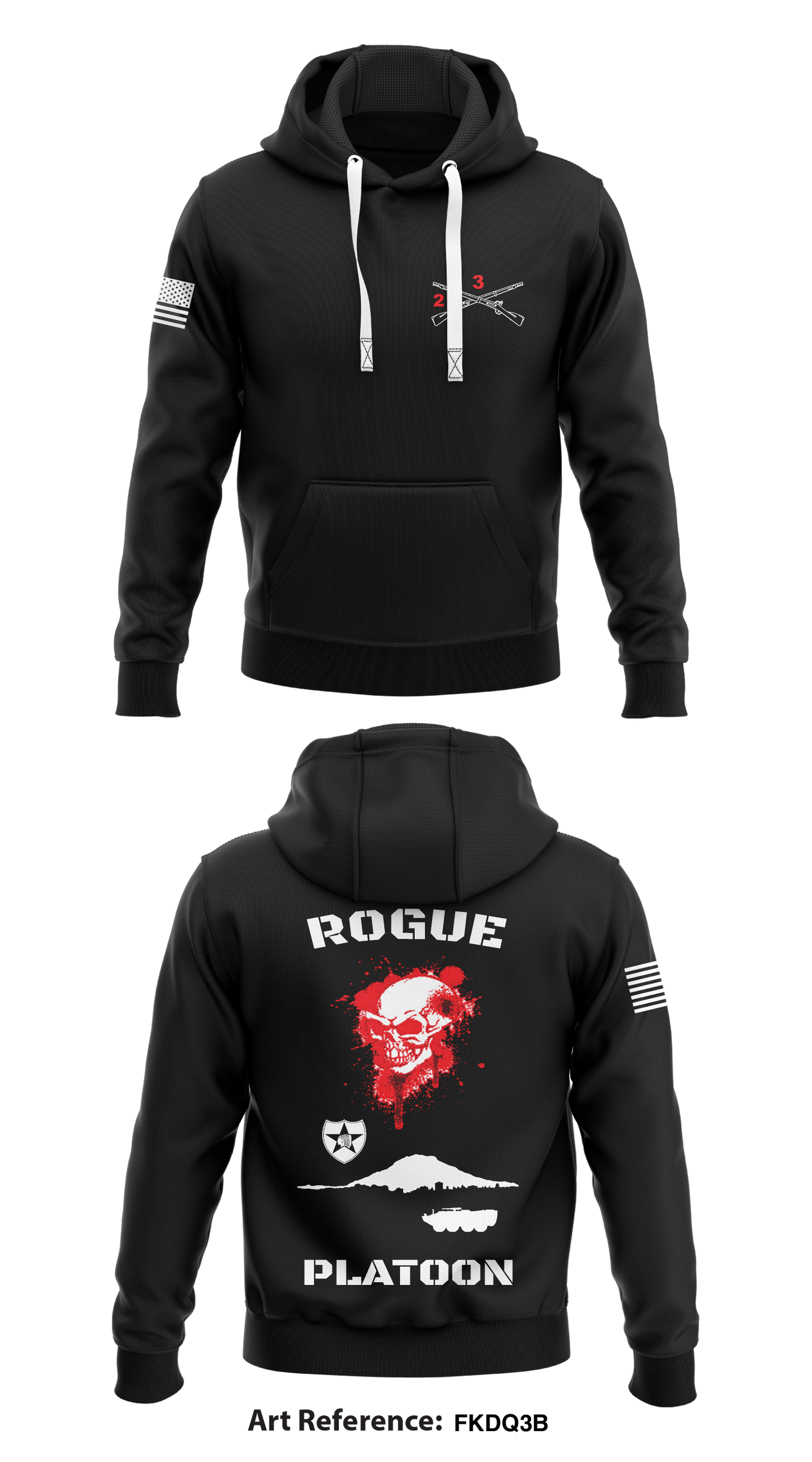 Rogue Platoon Store 1 Core Men's Hooded Performance Sweatshirt - FKDQ3B