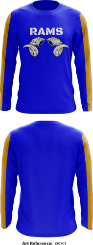 Rams Store 3 Core Men's LS Performance Tee - Kd7bcT