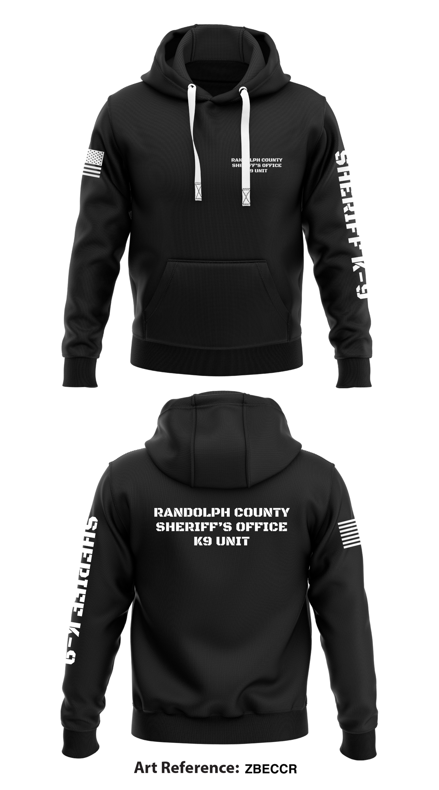 Randolph County Sheriff���s Office K9 Unit Store 1 Core Men's Hooded Performance Sweatshirt - ZbECCR