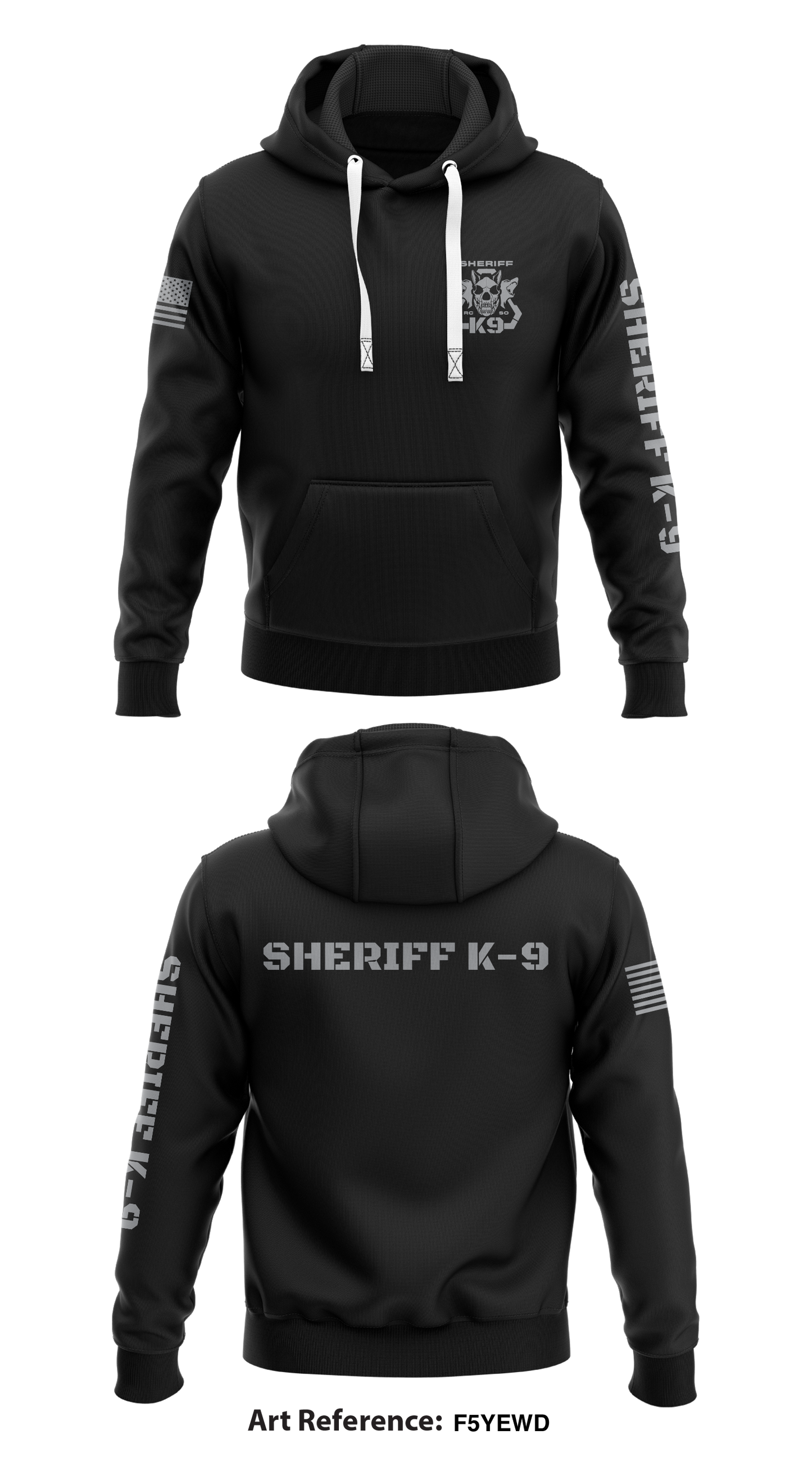Randolph County Sheriff's Office K-9 Unit Store 1 Core Men's Hooded Performance Sweatshirt - f5YeWd