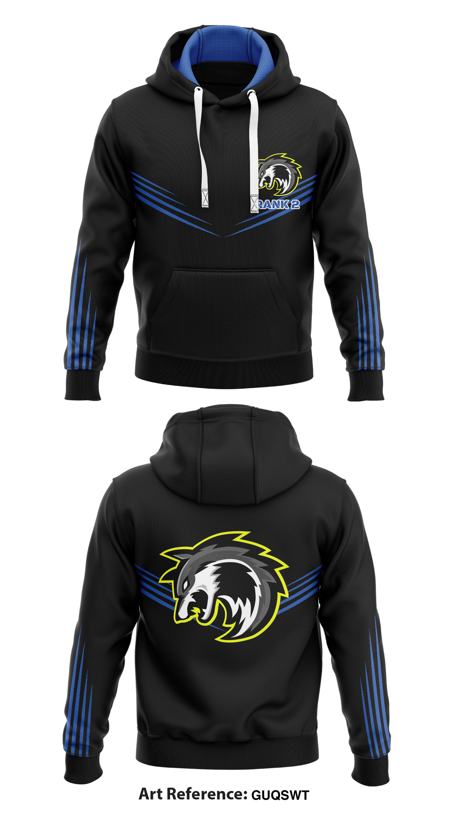 Rank 2 Core Men's Hooded Performance Sweatshirt - GUqSWt