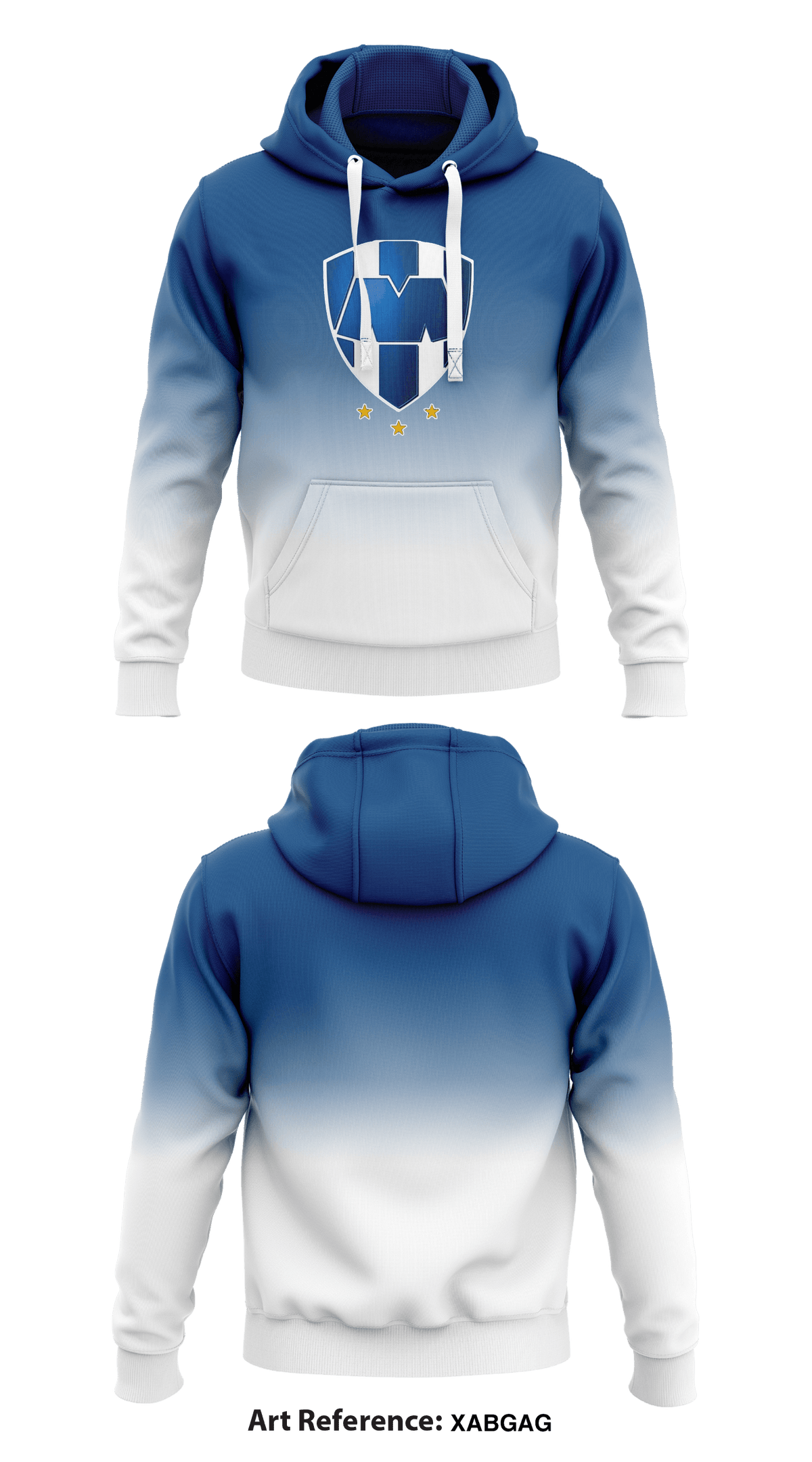 Rayados de Santiago Store 1 Core Men's Hooded Performance Sweatshirt - XABGaG