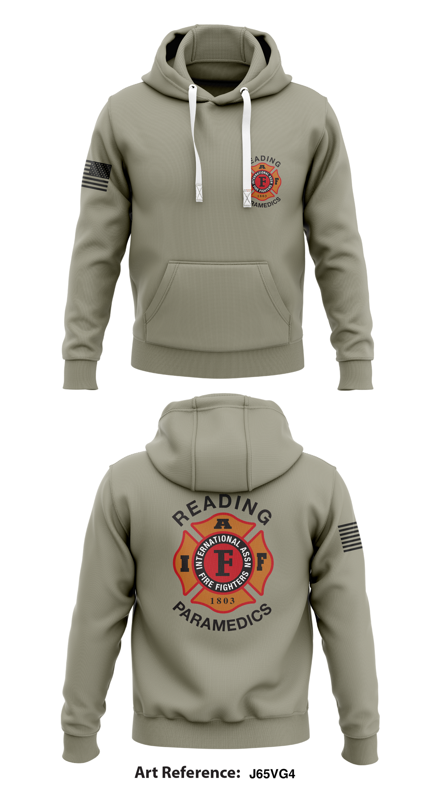Reading Fire Department Paramedics Store 1 Core Men's Hooded Performance Sweatshirt - J65Vg4