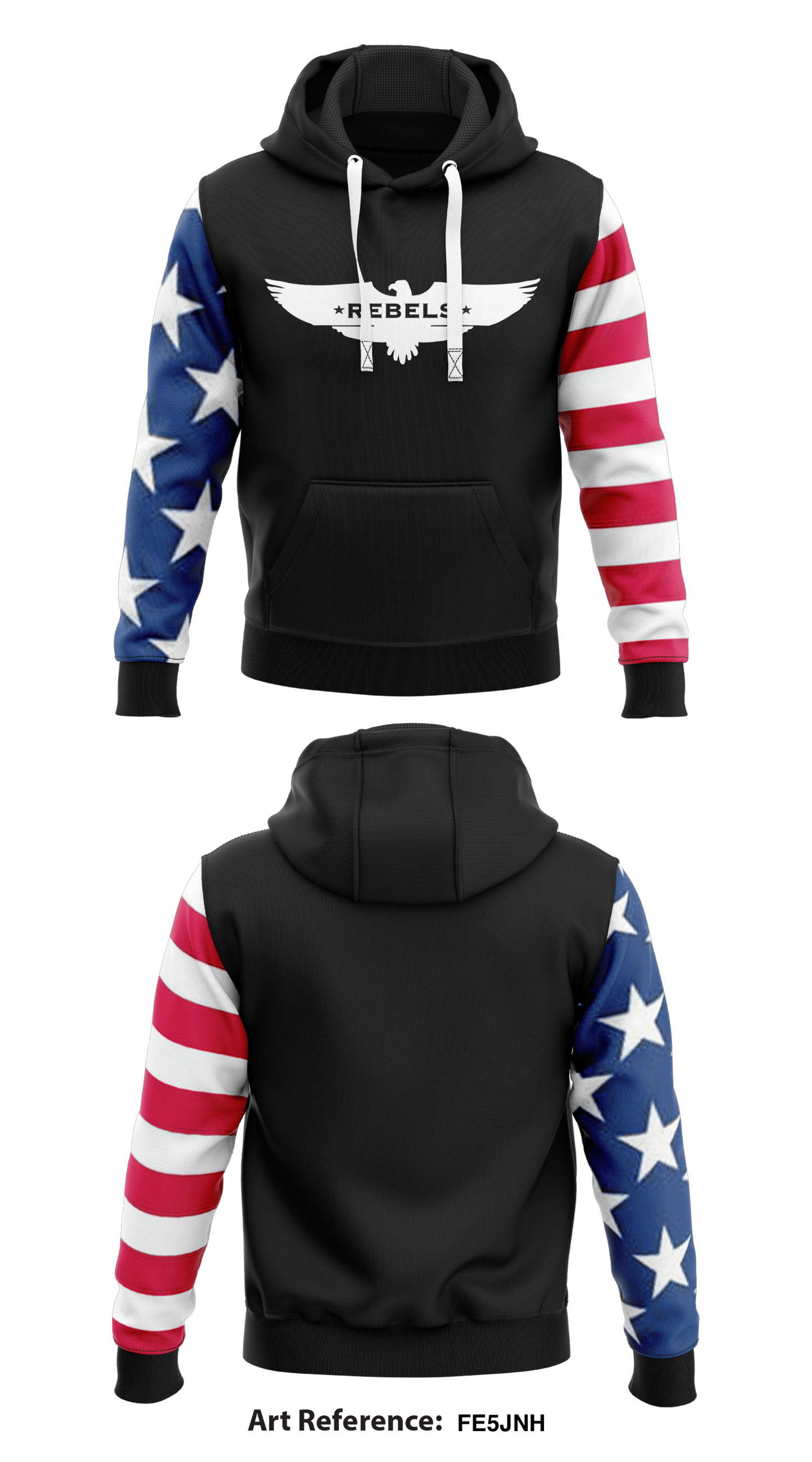 Rebels3 Core Men's Hooded Performance Sweatshirt - Fe5jNH