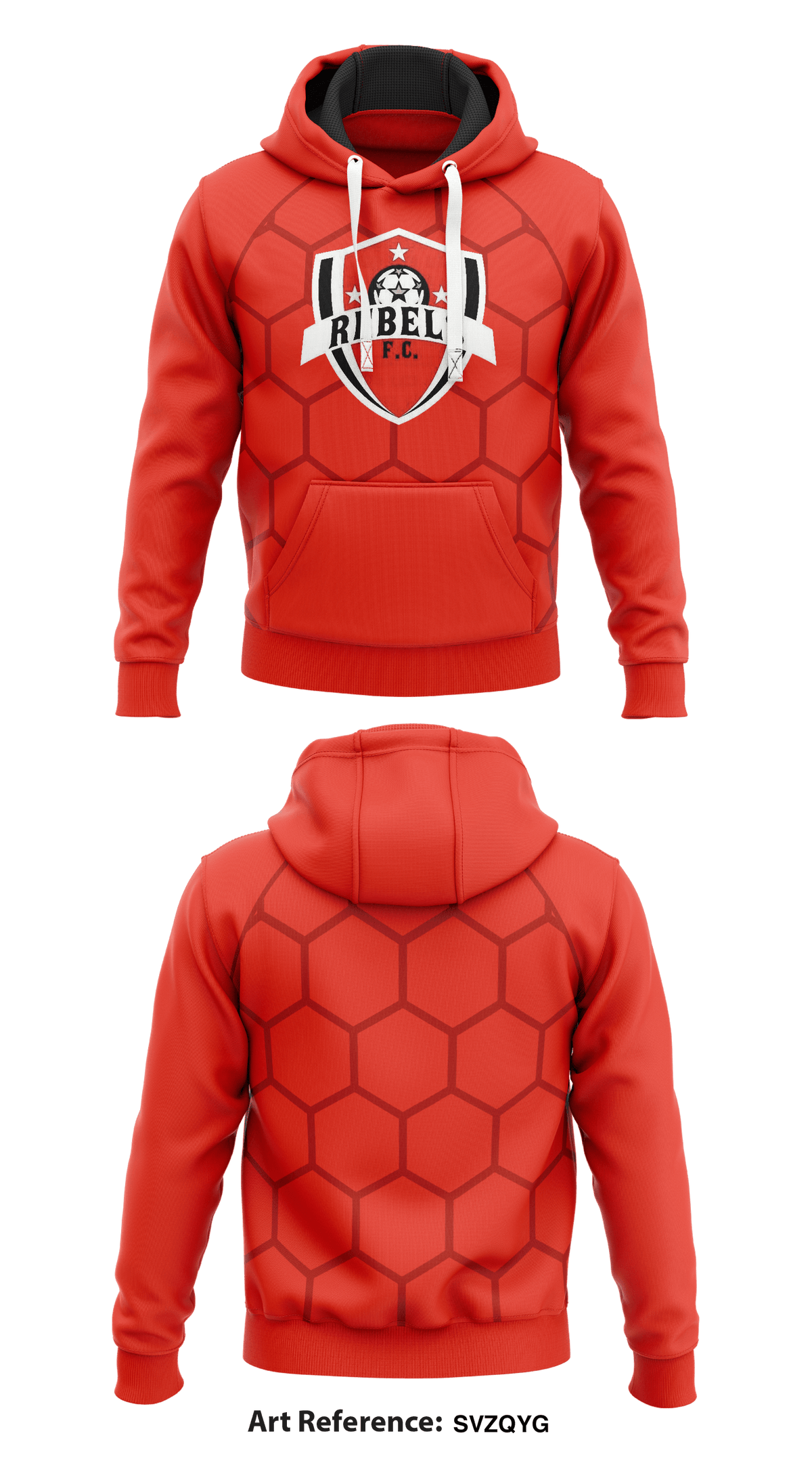 Rebels FC Core Men's Hooded Performance Sweatshirt - svzQyg