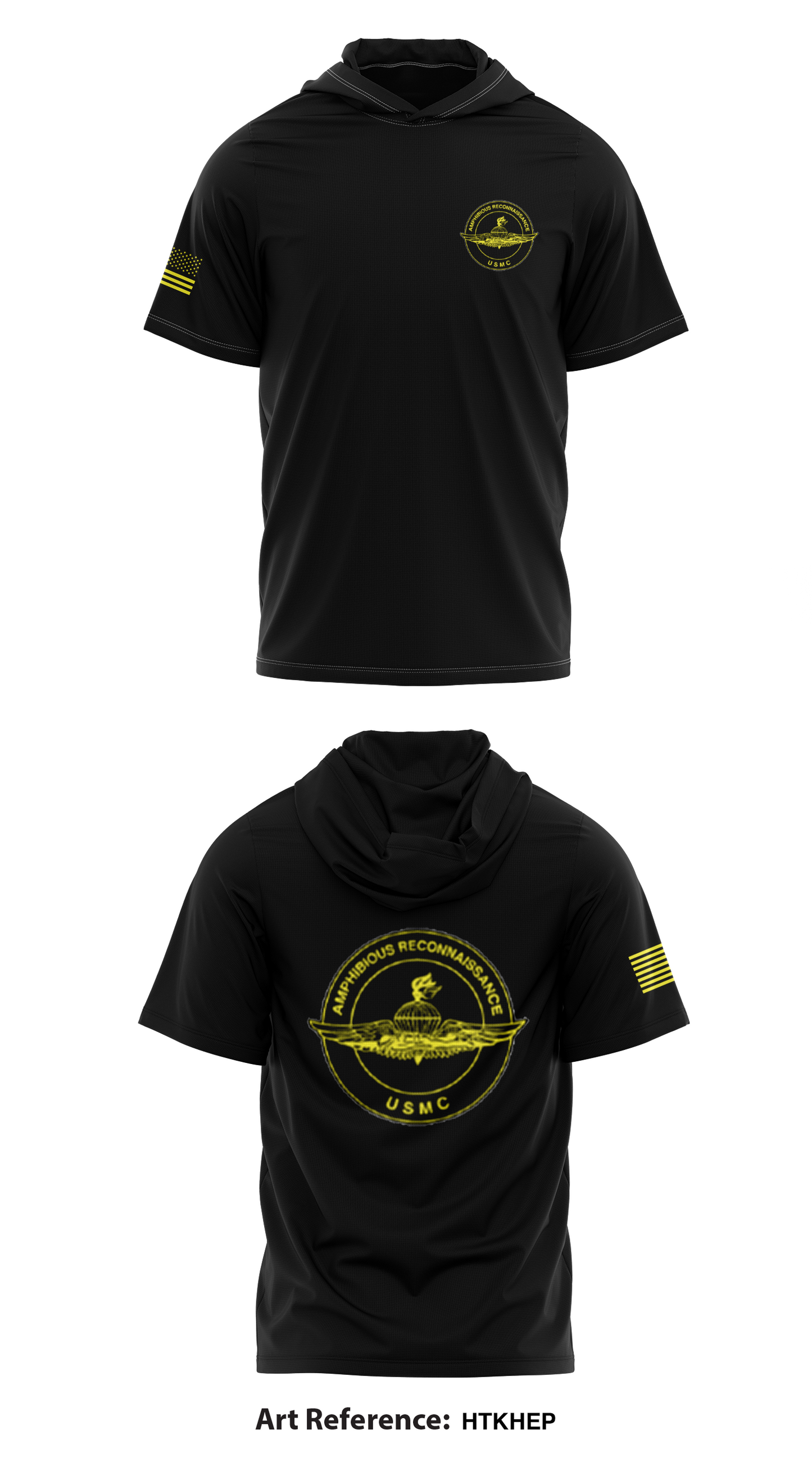 Recon Store 1 Short Sleeve Core Men's Hooded Performance Sweatshirt - hTkHEP