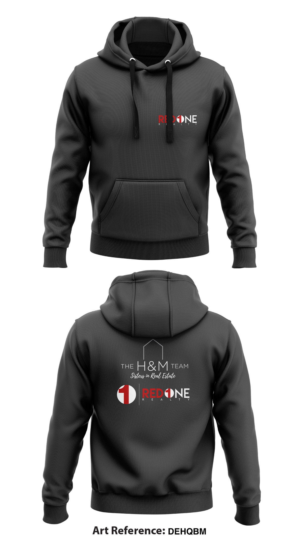 The H&M Team at Red 1 Realty Store 1 Core Men's Hooded Performance Sweatshirt - DEHqbm