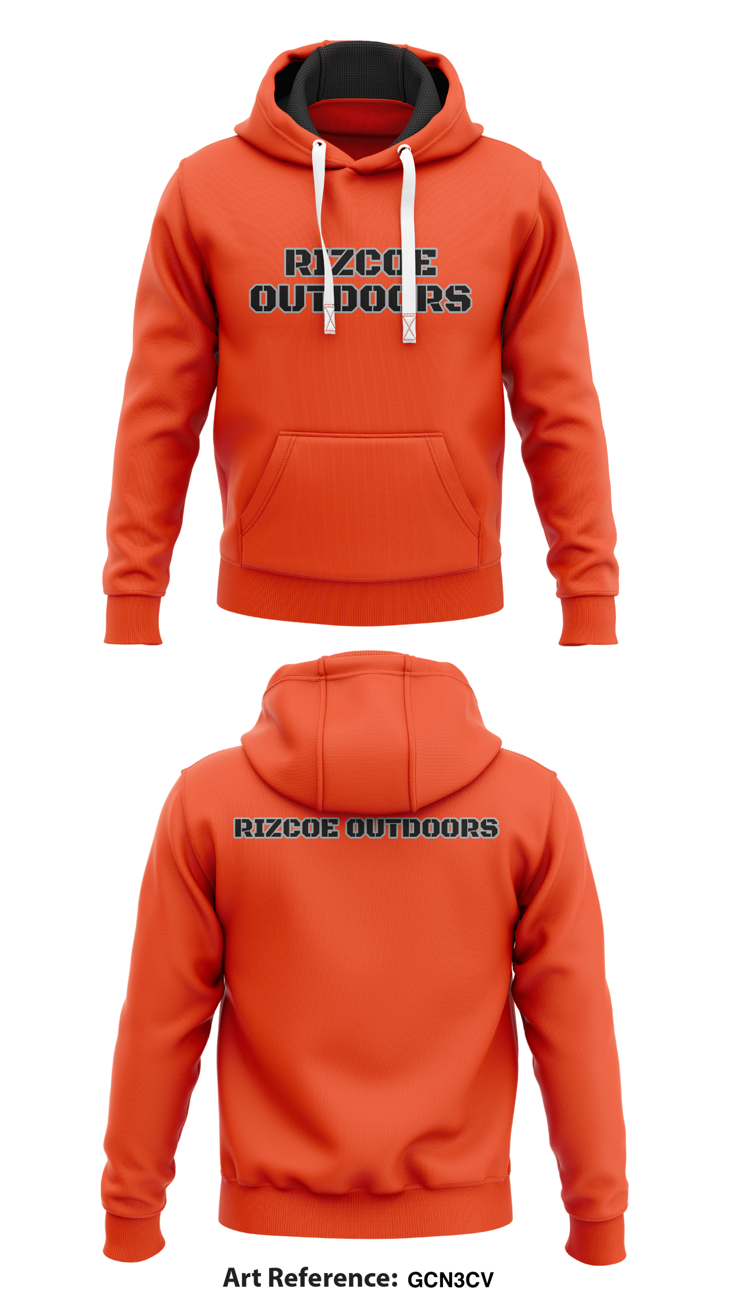 Rizcoe Outdoors Store 1 Core Men's Hooded Performance Sweatshirt - Gcn3Cv