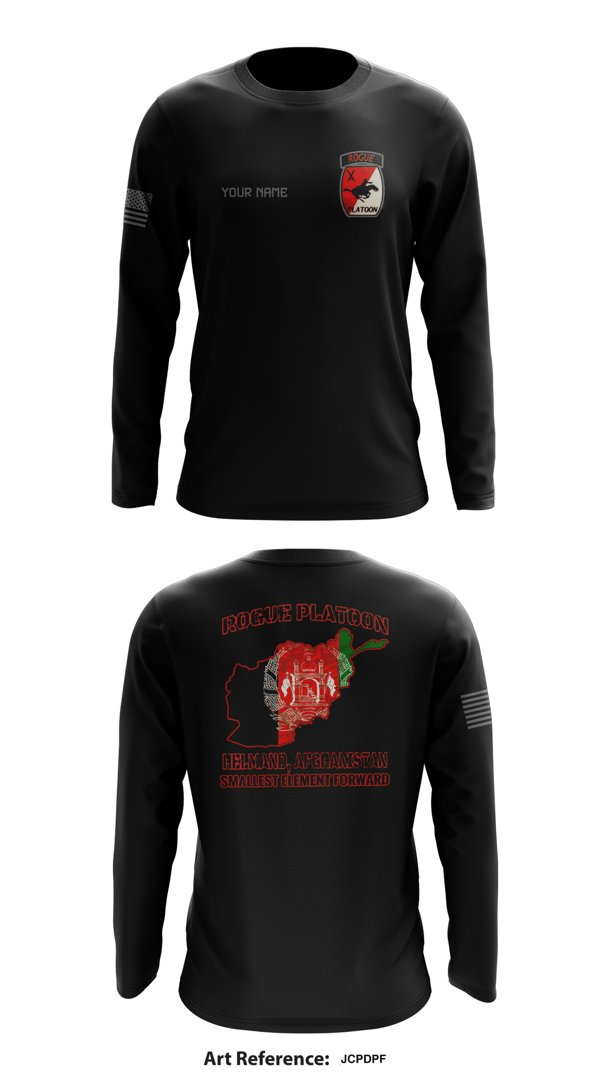 CUSTOM ROGUE Store 2 Core Men's LS Performance Tee - JcPdPF