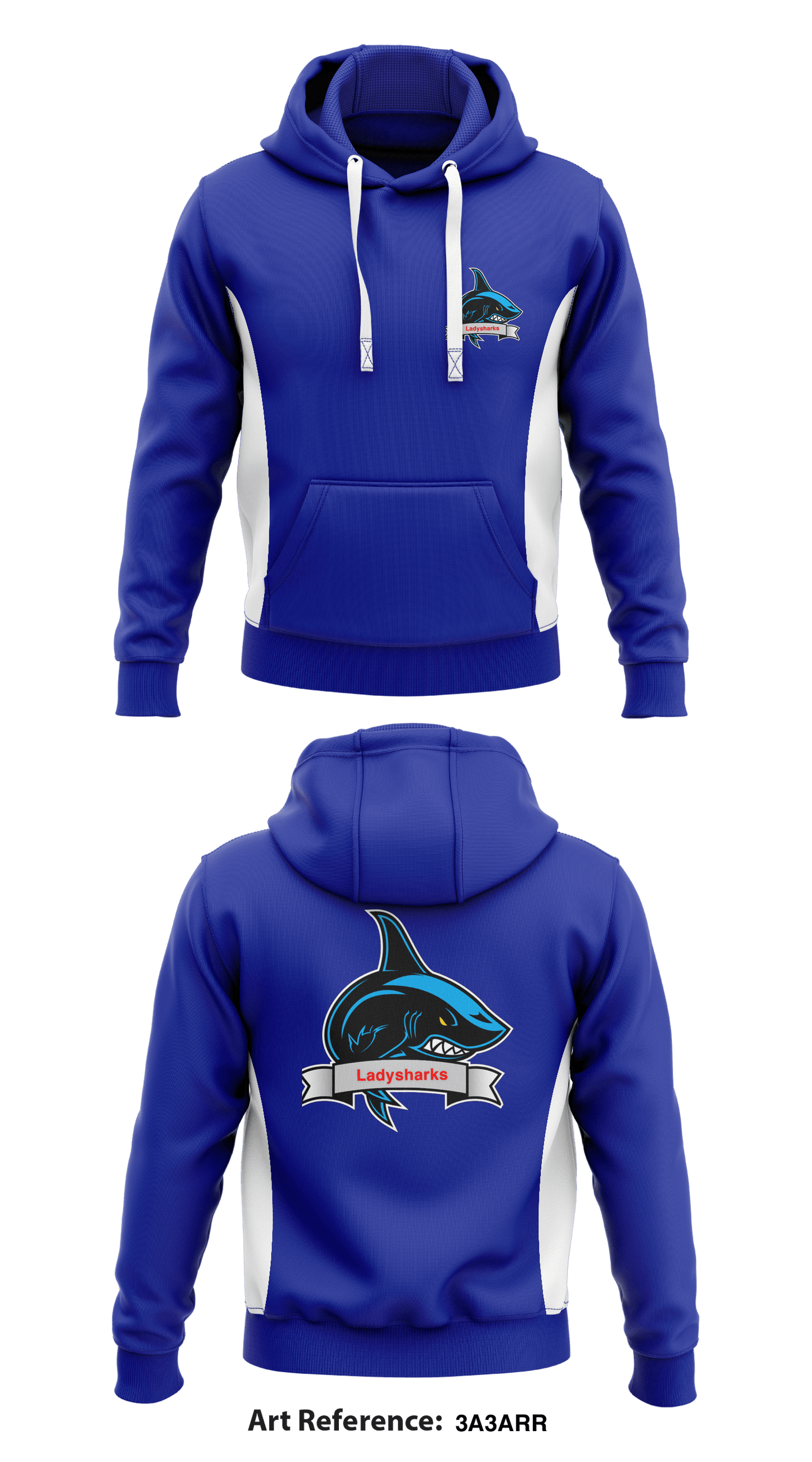 Roosevelt ladysharks Store 1 Core Men's Hooded Performance Sweatshirt - 3a3aRR