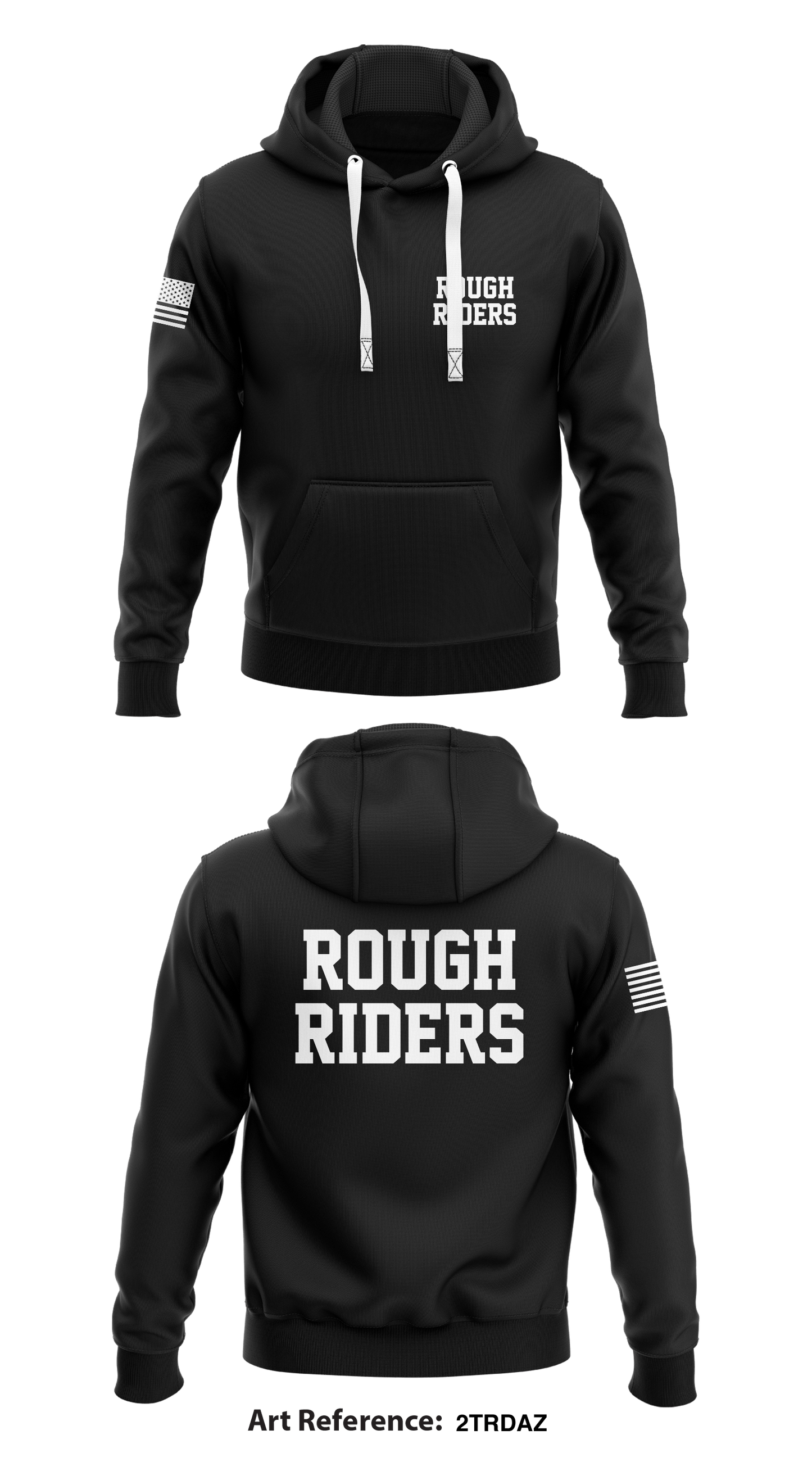 Rough Riders Store 1 Core Men's Hooded Performance Sweatshirt - 2trdAz