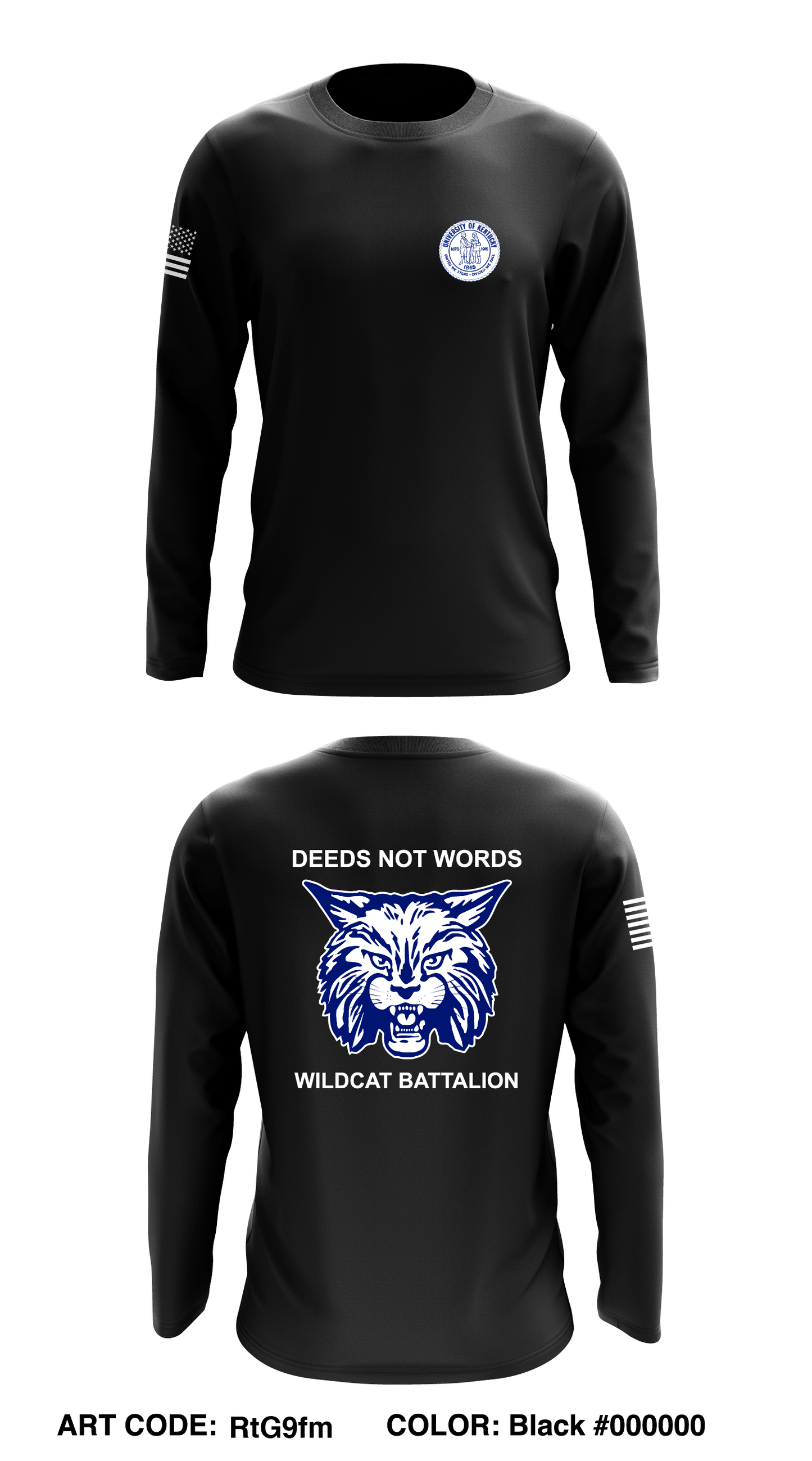UKROTC Core Men's LS Performance Tee - RtG9fm