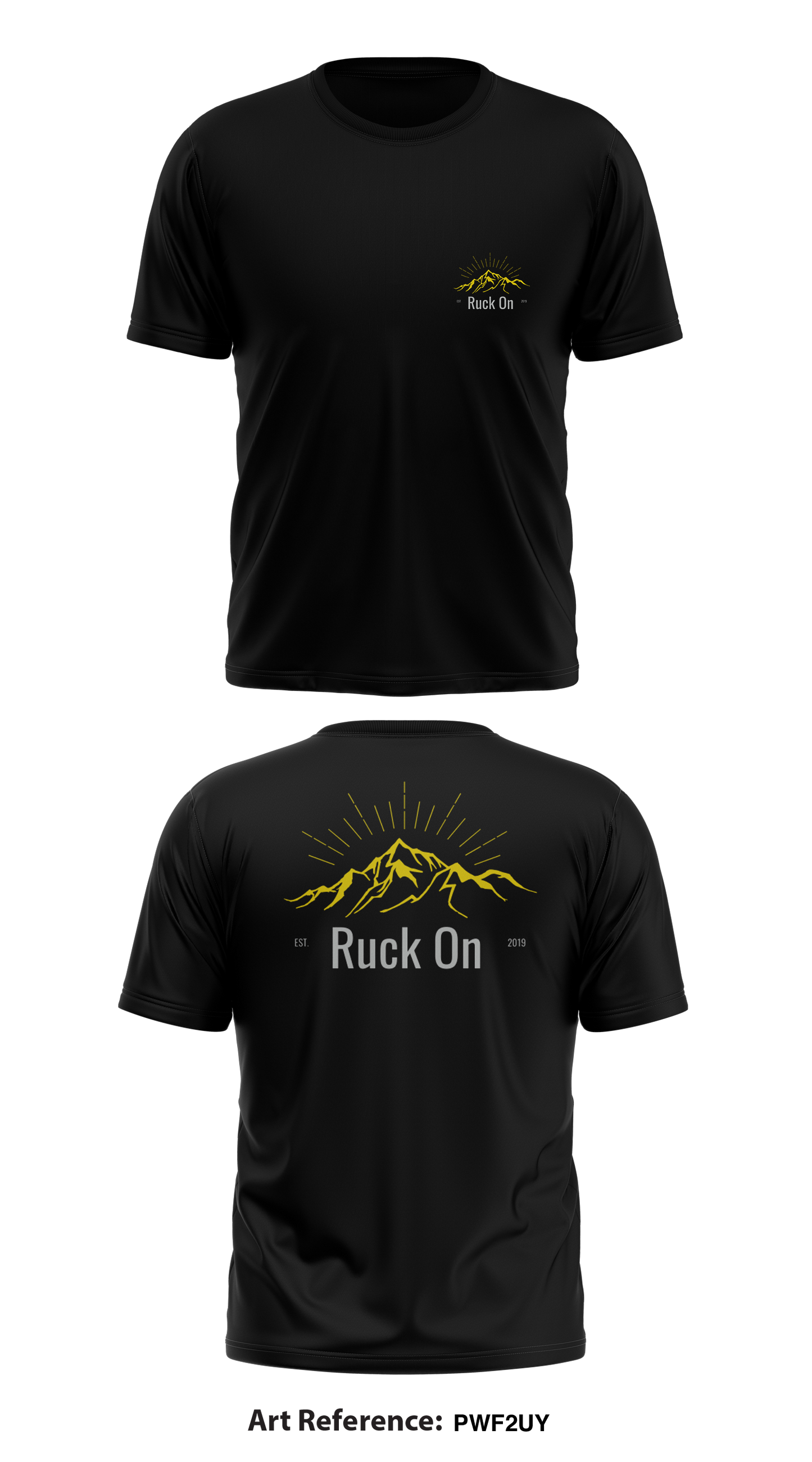 Ruck On Men's Core Men's SS Performance Tee - PWf2uY