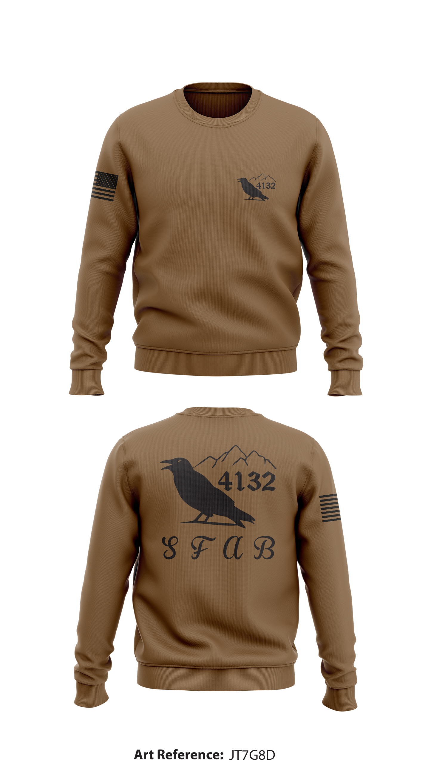 SFAB Store 3 Core Men's Crewneck Performance Sweatshirt - JT7g8d