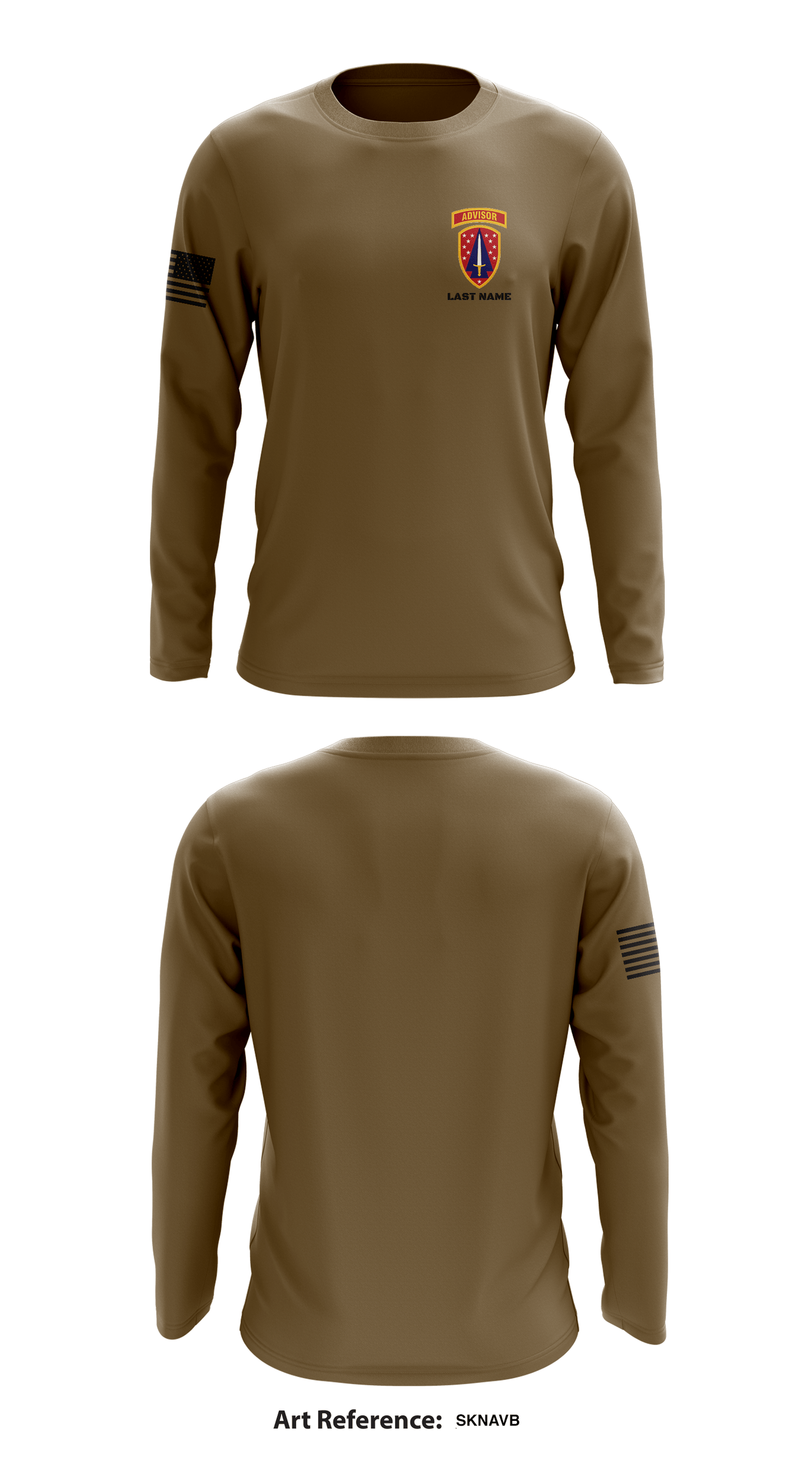 SFAB Store 3 Core Men's LS Performance Tee - SKNavB