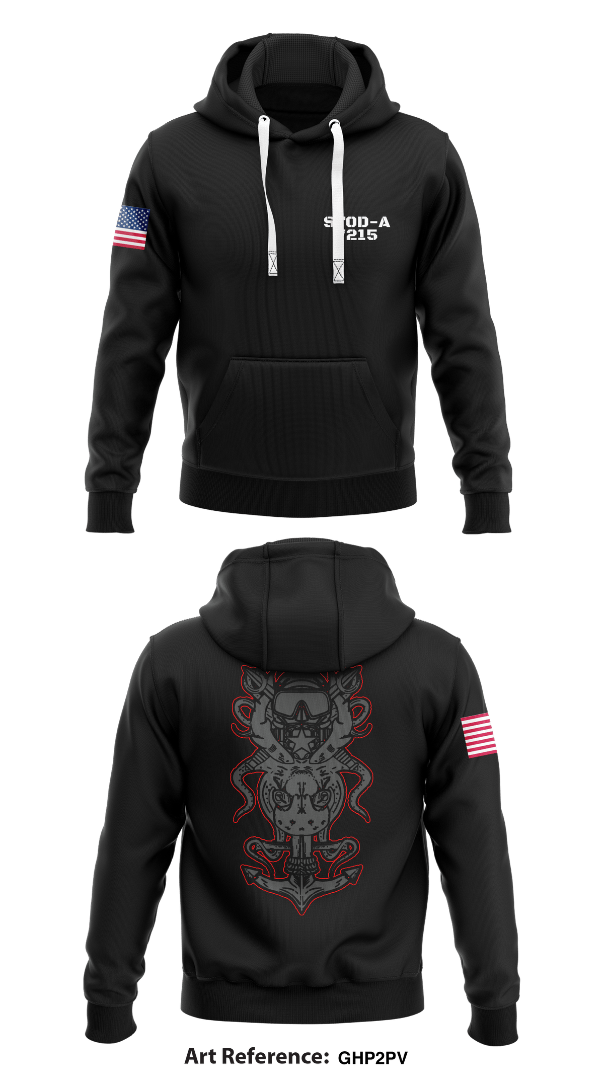 SFOD-A 7215 Core Men's Hooded Performance Sweatshirt - GHp2PV