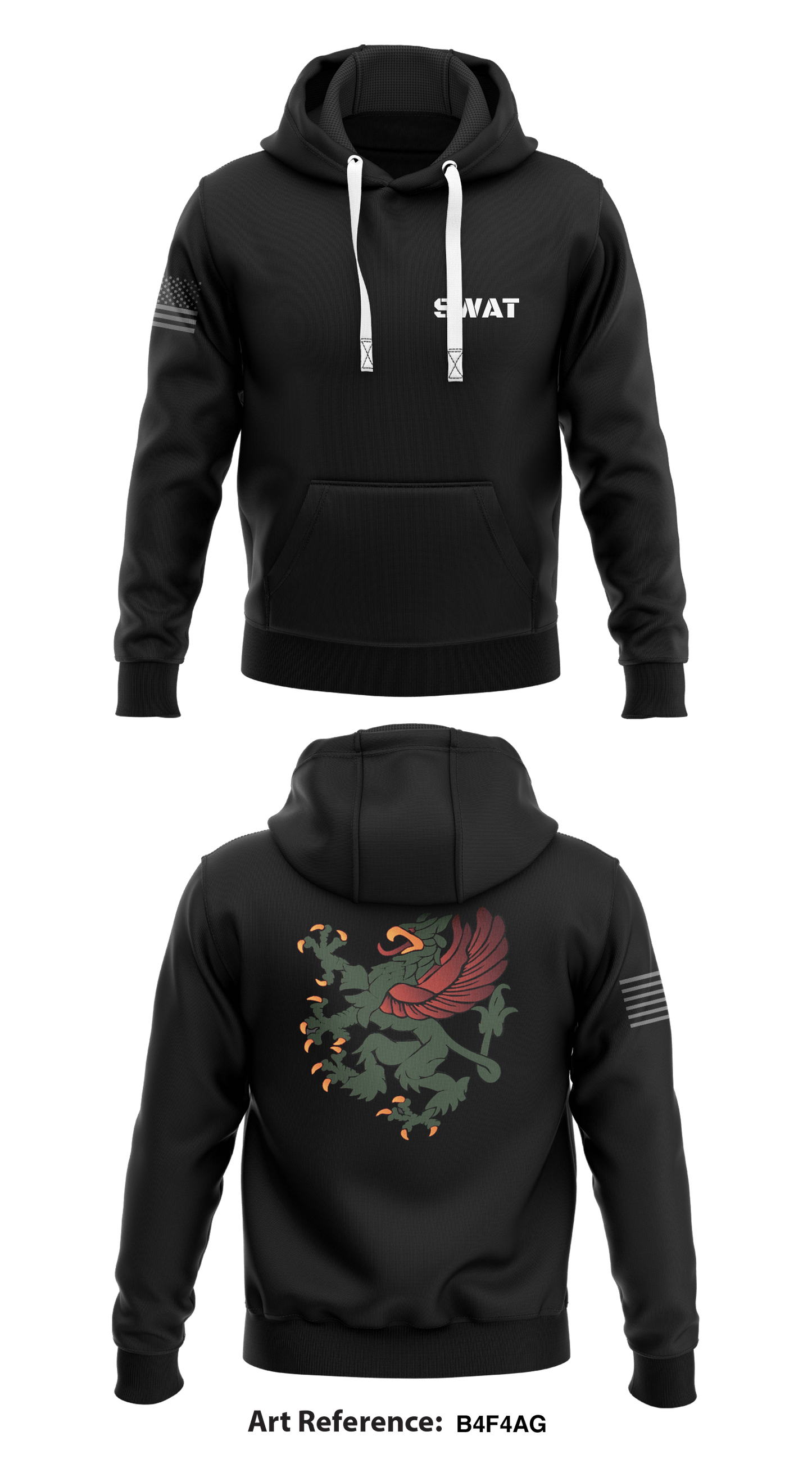SWAT Store 3 Core Men's Hooded Performance Sweatshirt - B4F4ag