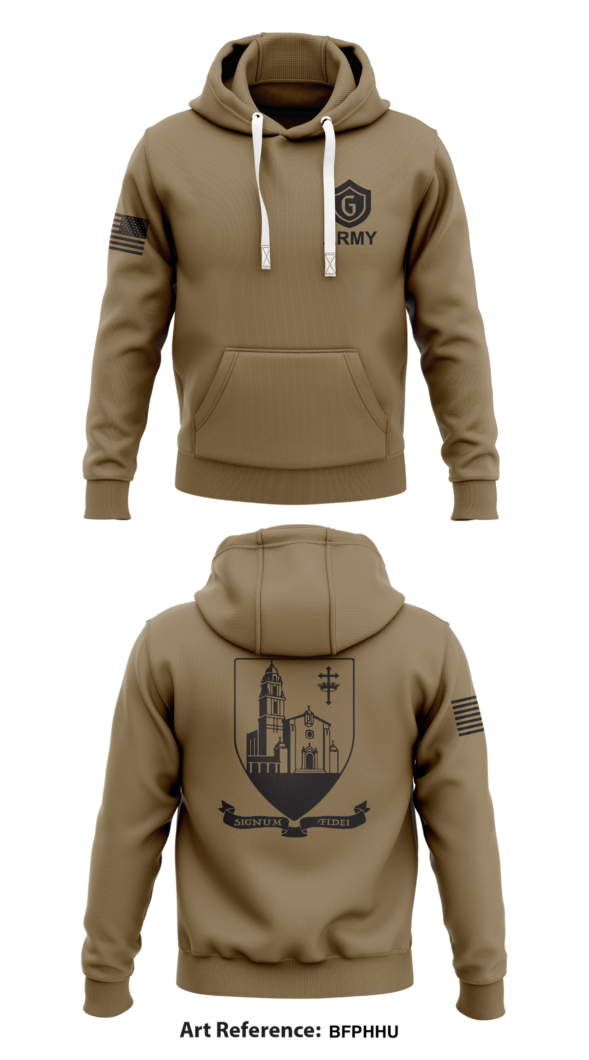 Saint Mary's Army ROTC Store 1 Core Men's Hooded Performance Sweatshirt - bFpHHU