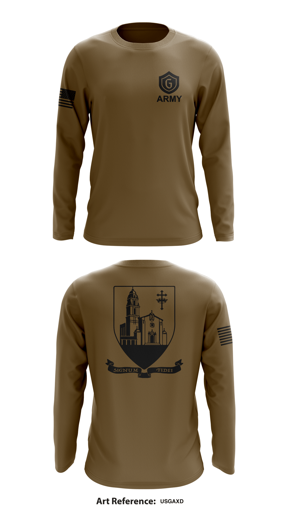 Saint Mary's Army ROTC Store 1 Core Men's LS Performance Tee - UsgaxD