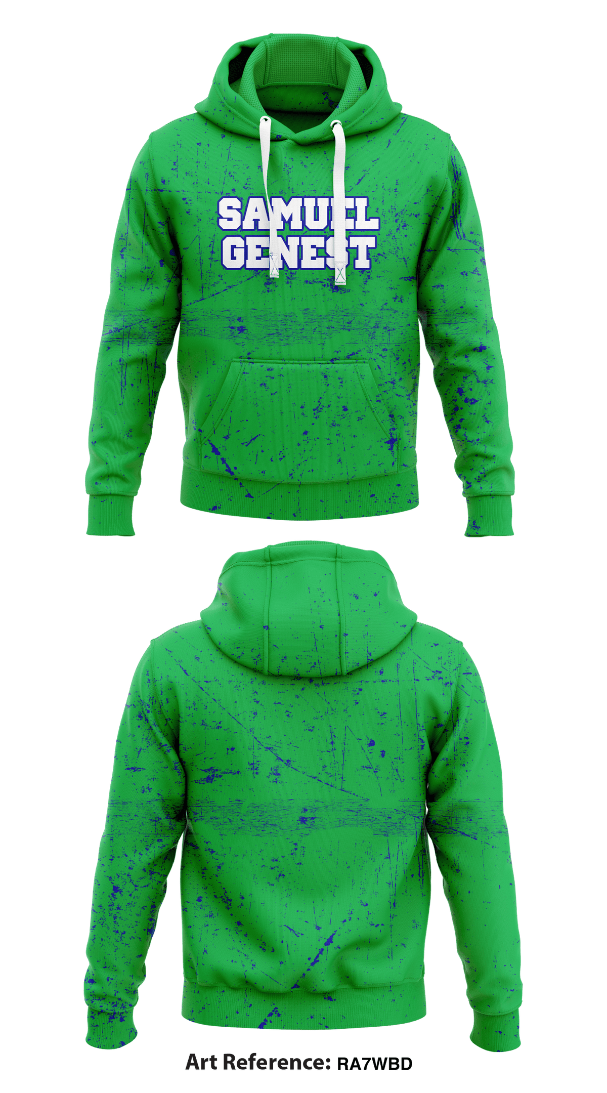 Samuel Genest Core Men's Hooded Performance Sweatshirt - ra7wbd