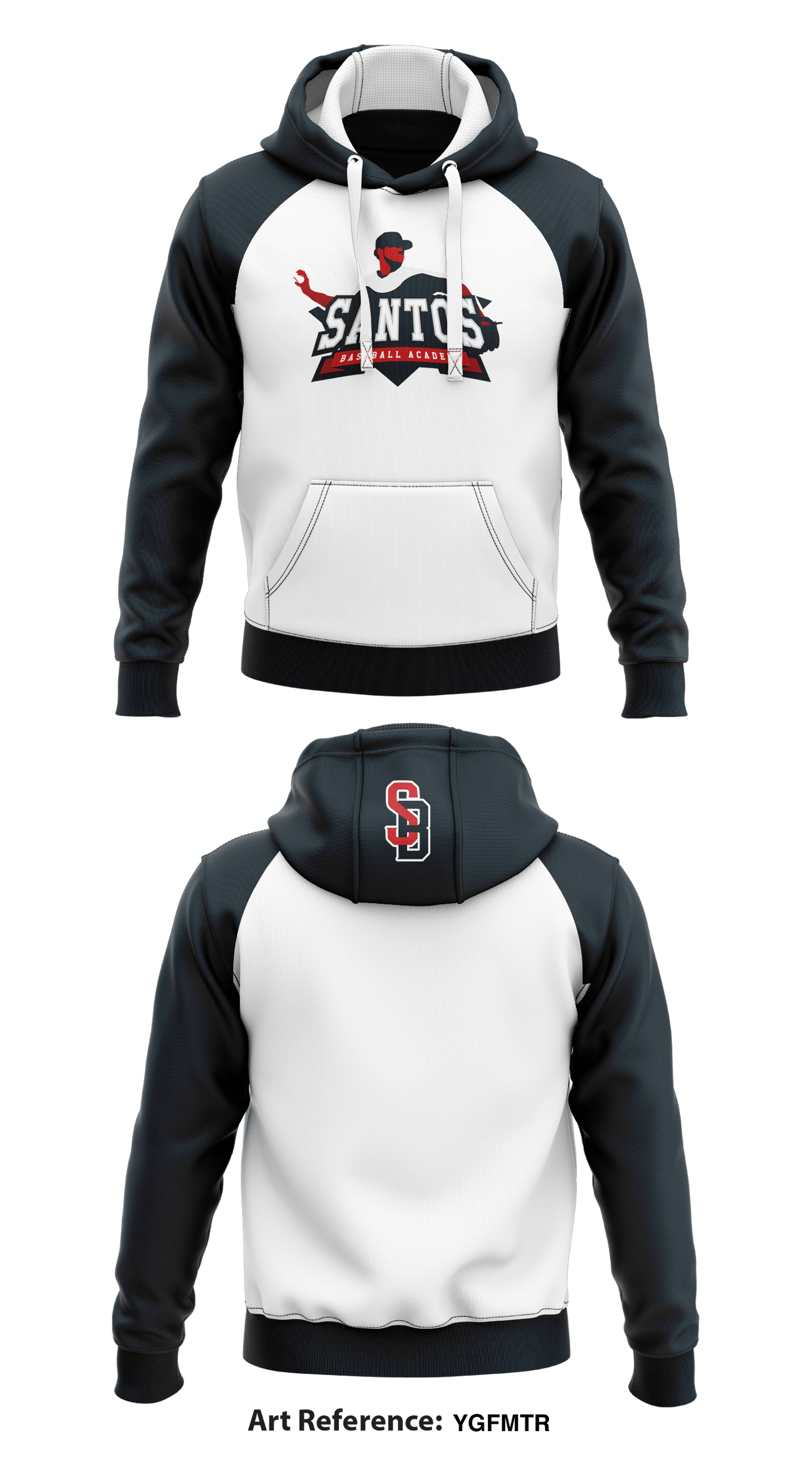 Santos Baseball Academy Core Men's Hooded Performance Sweatshirt - YgFmTR