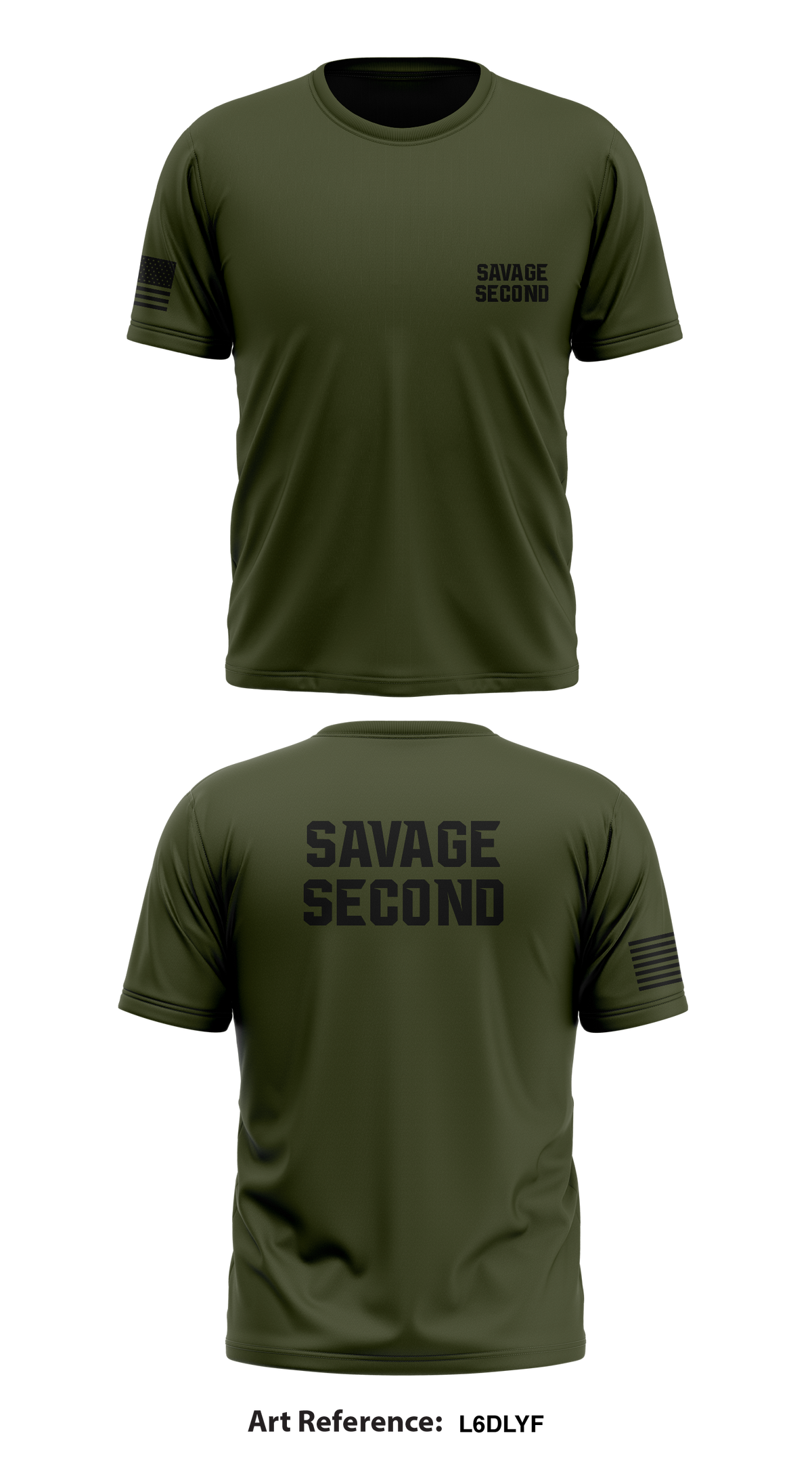 Savage Second Store 1 Core Men's SS Performance Tee - L6dLYF