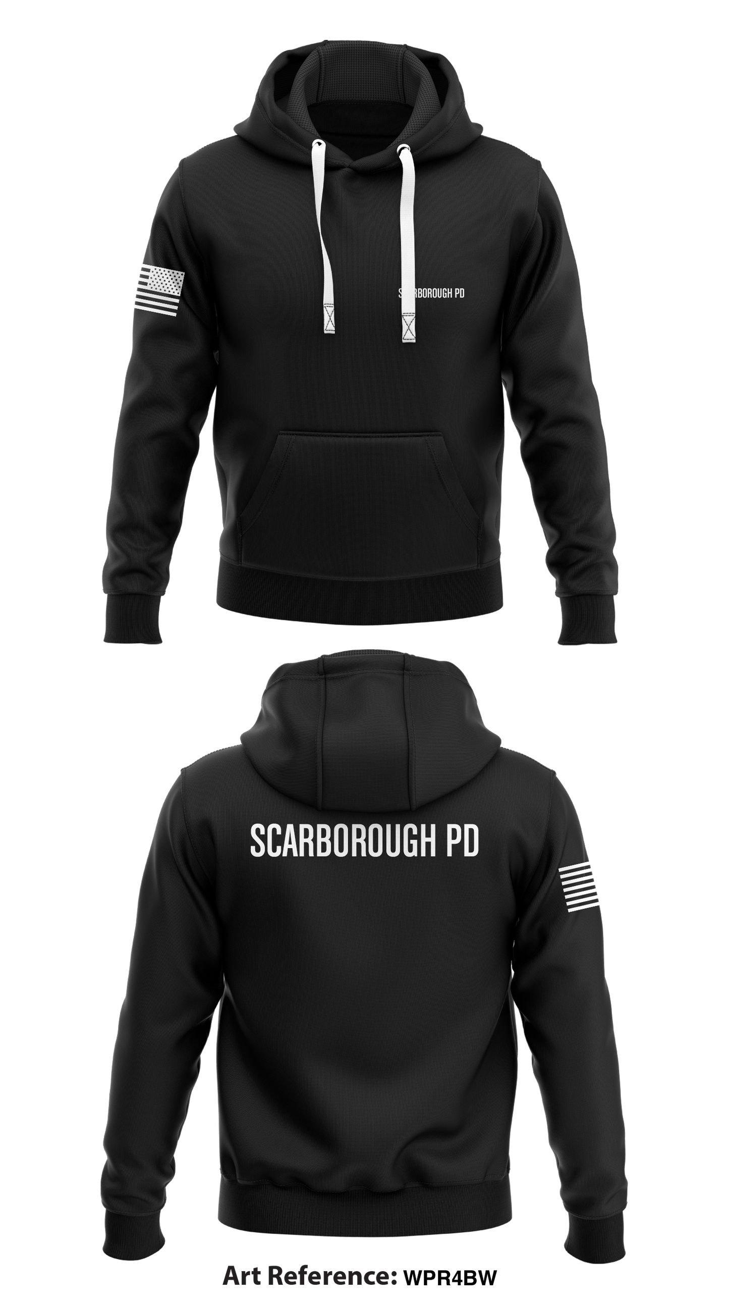Scarborough pd Store 1 Core Men's Hooded Performance Sweatshirt - WPR4BW