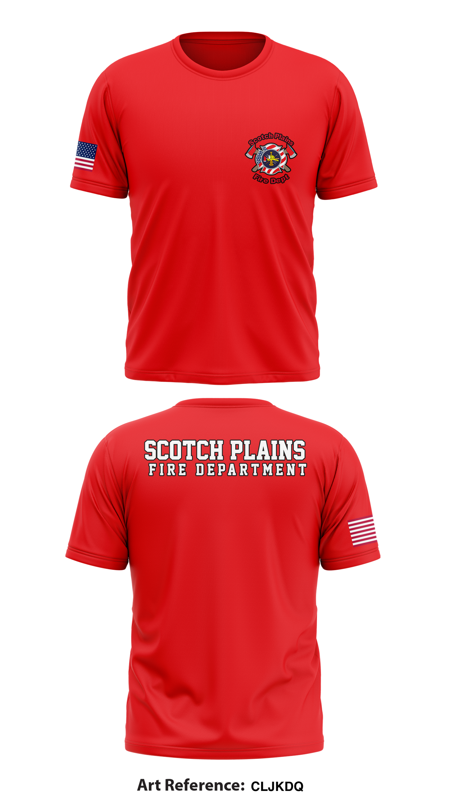 Scotch Plains Fire Department Store 1 Core Men's SS Performance Tee - cLJKdq