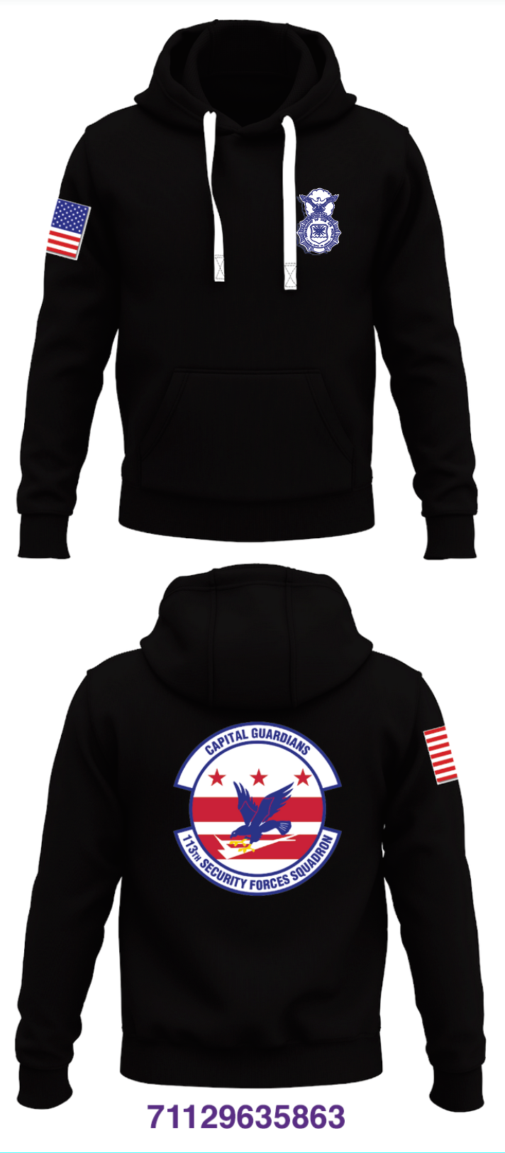 Security discount forces hoodie