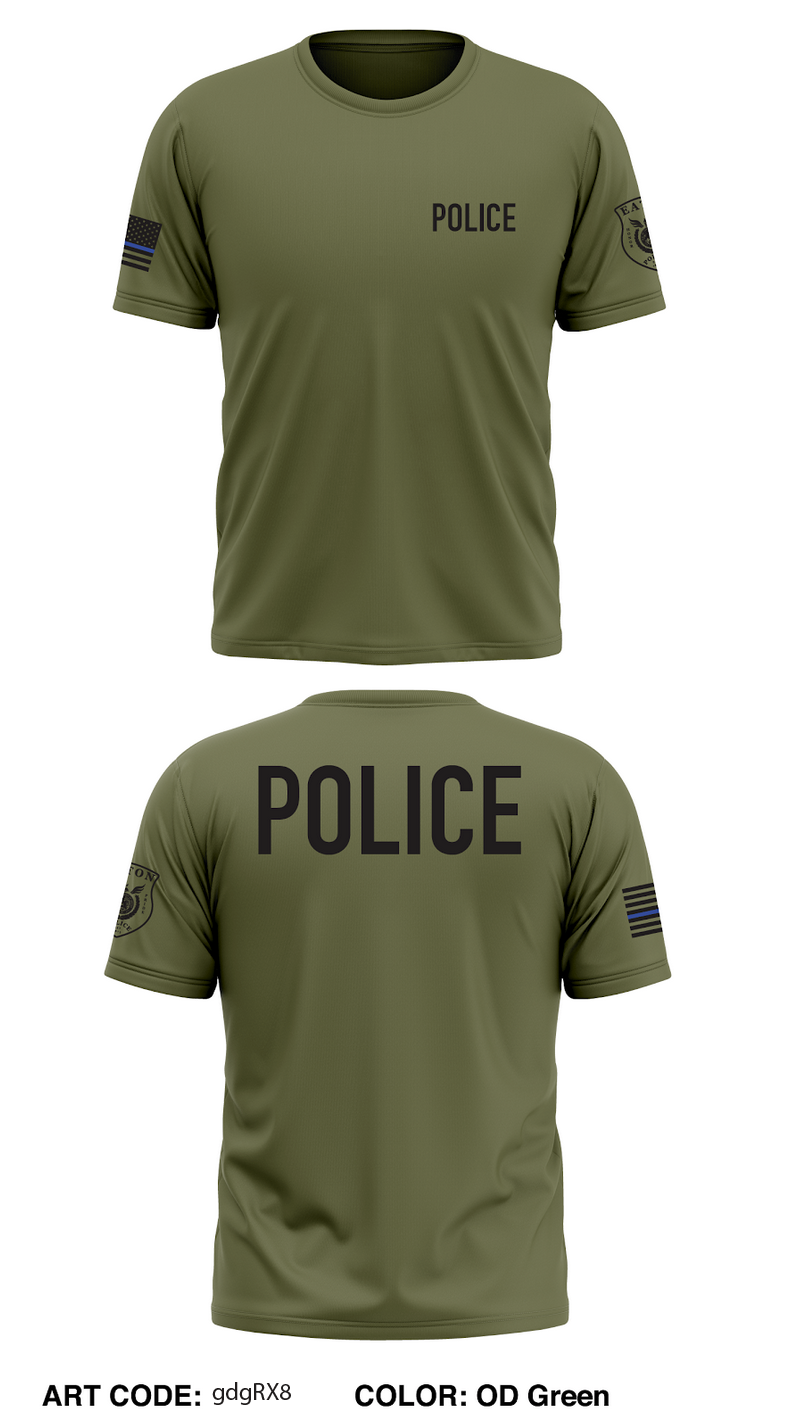 Eaton Police Department Store 1 Core Men's SS Performance Tee - gdgRX8