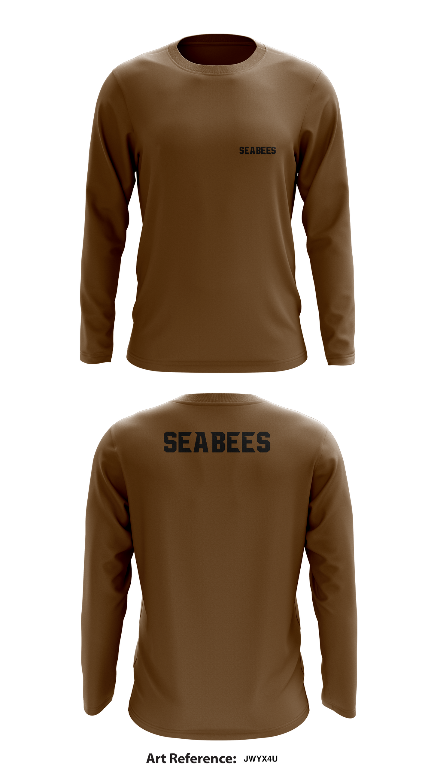 Seabees Store 1 Core Men's LS Performance Tee - JWyX4U