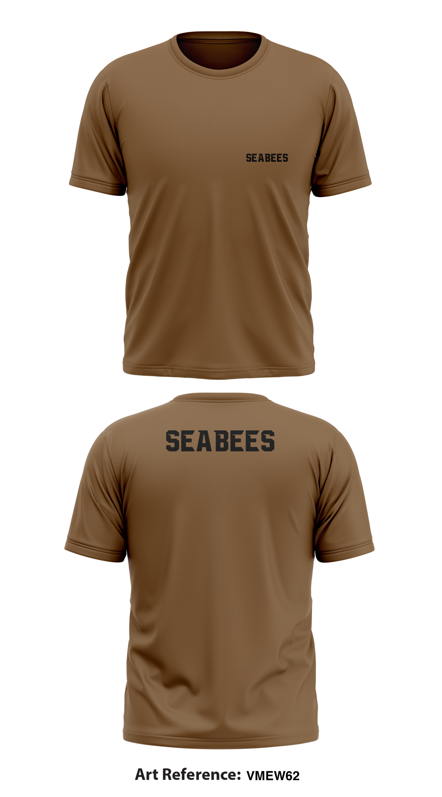 Seabees Store 1 Core Men's SS Performance Tee - 25Q6fh