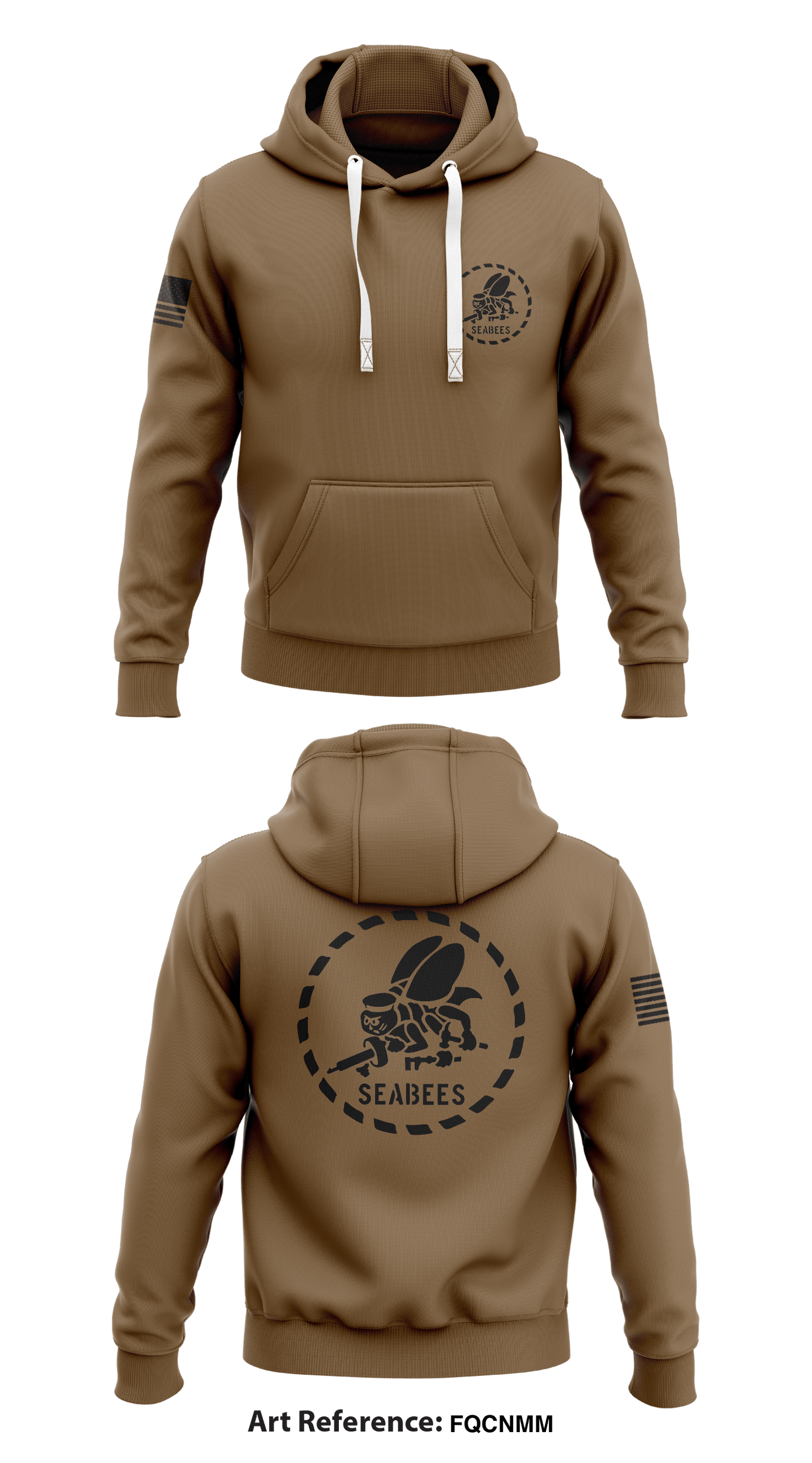 Seabees Store 2 Core Men's Hooded Performance Sweatshirt - FQCnMM