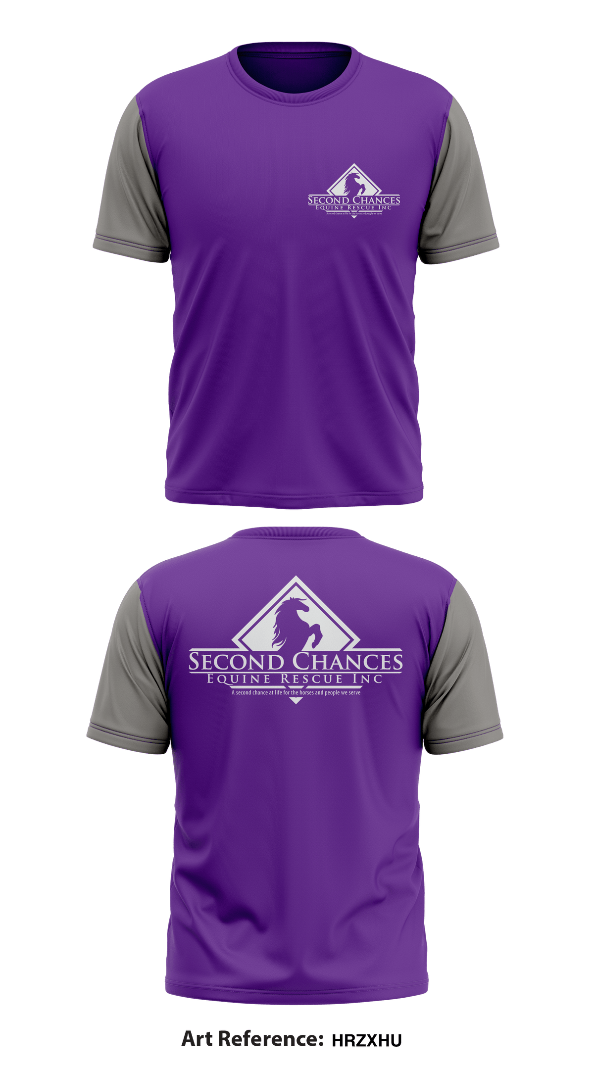 Second Chances Equine Rescue Store 1 Core Men's SS Performance Tee - hrzXhU