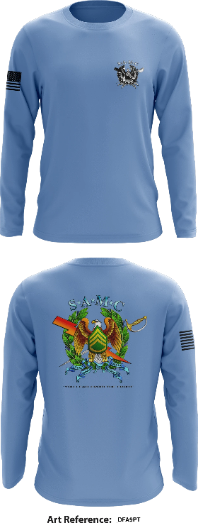 Sergeant Audie Murphy Club Core Men's LS Performance Tee - DFA9Pt