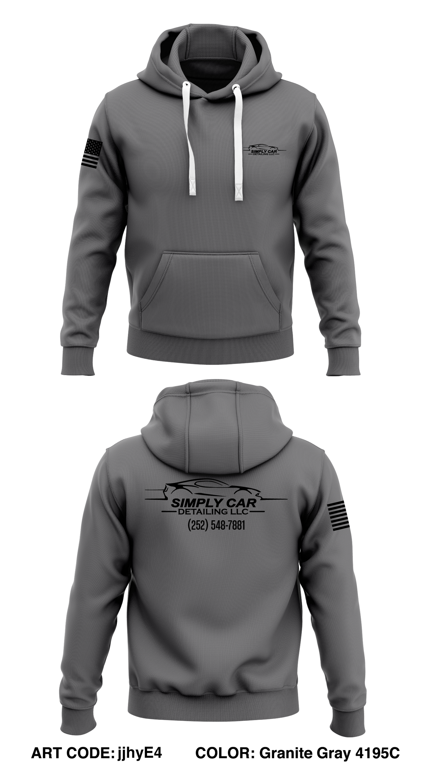 Simply Car Detailing LLC Store 1 Core Men's Hooded Performance Sweatshirt - jjhyE4