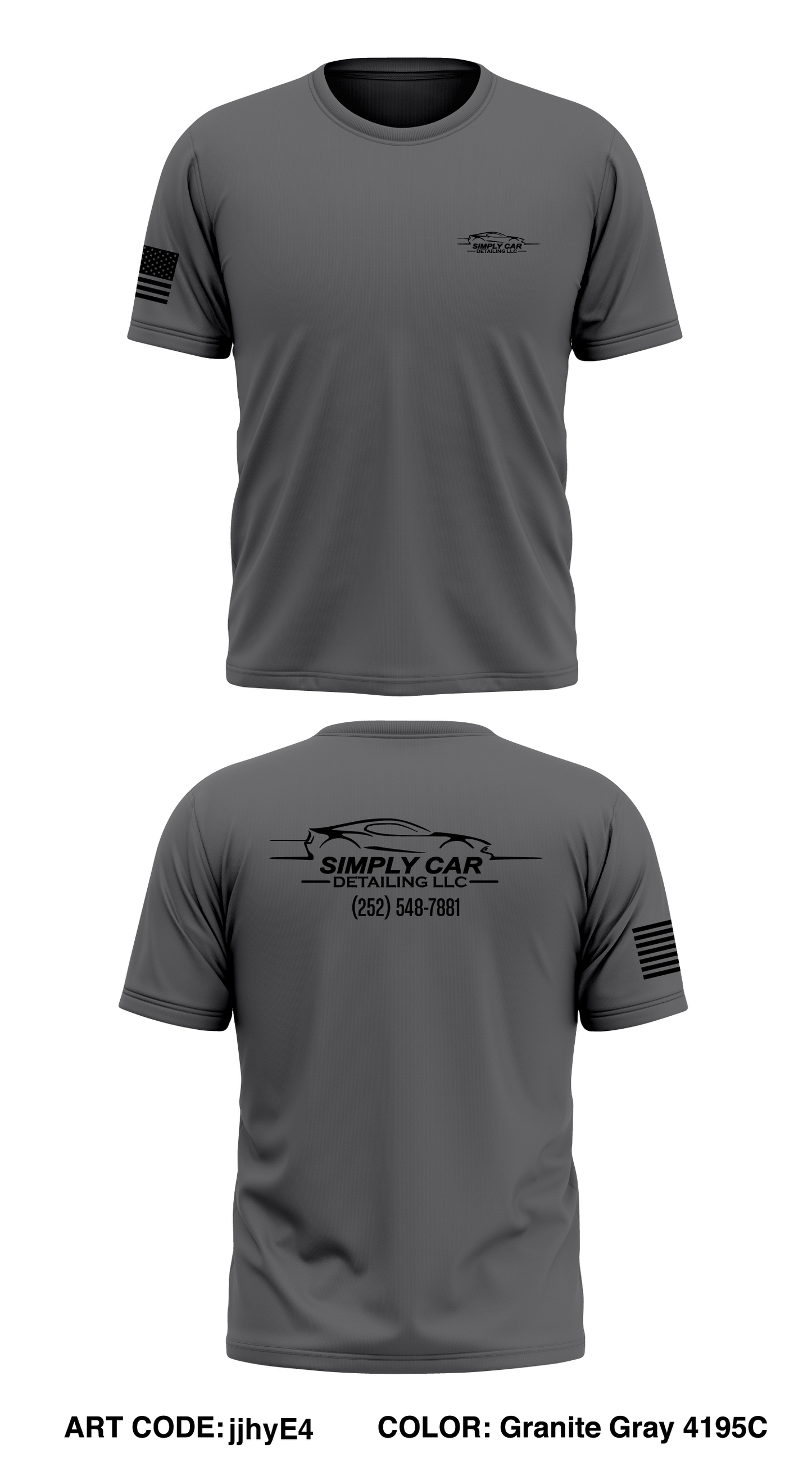 Simply Car Detailing LLC Store 1 Core Men's SS Performance Tee - jjhyE4