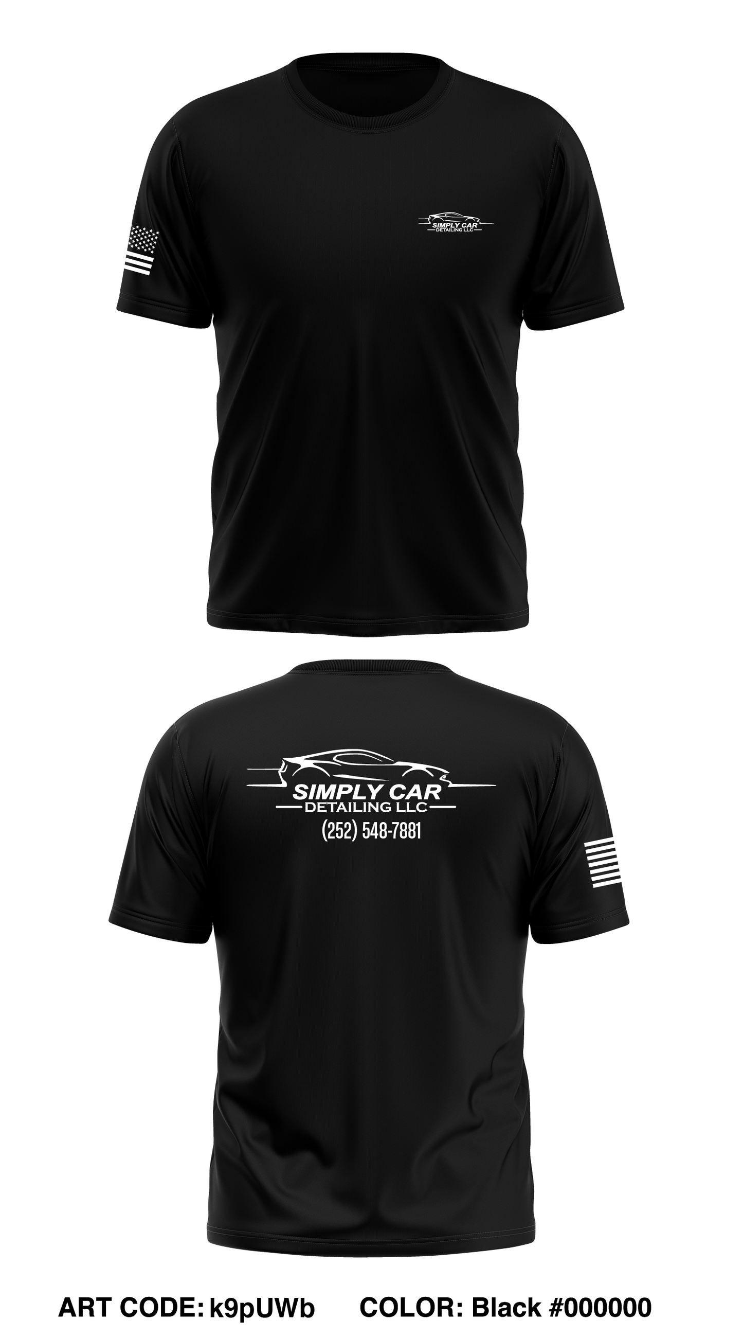 Simply Car Detailing LLC Store 1 Core Men's SS Performance Tee - k9pUWb