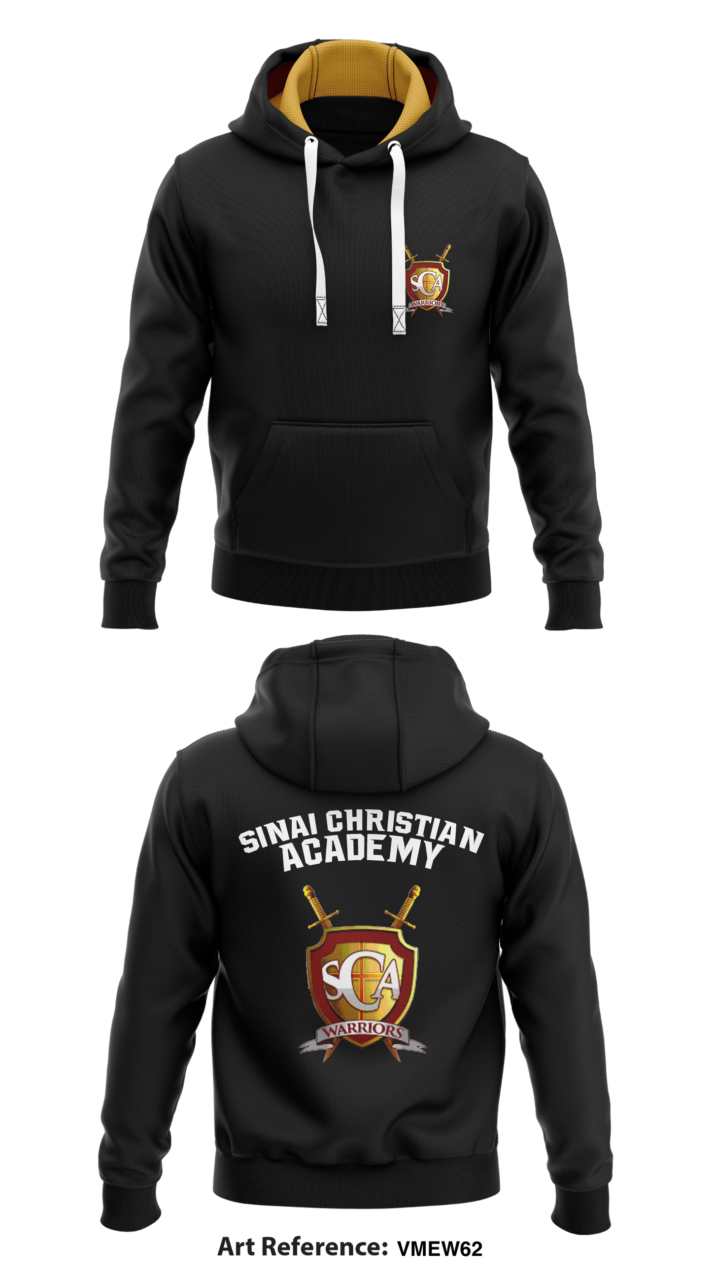 Sinai Christian Academy Store 1 Core Men's Hooded Performance Sweatshirt - BqN2e8