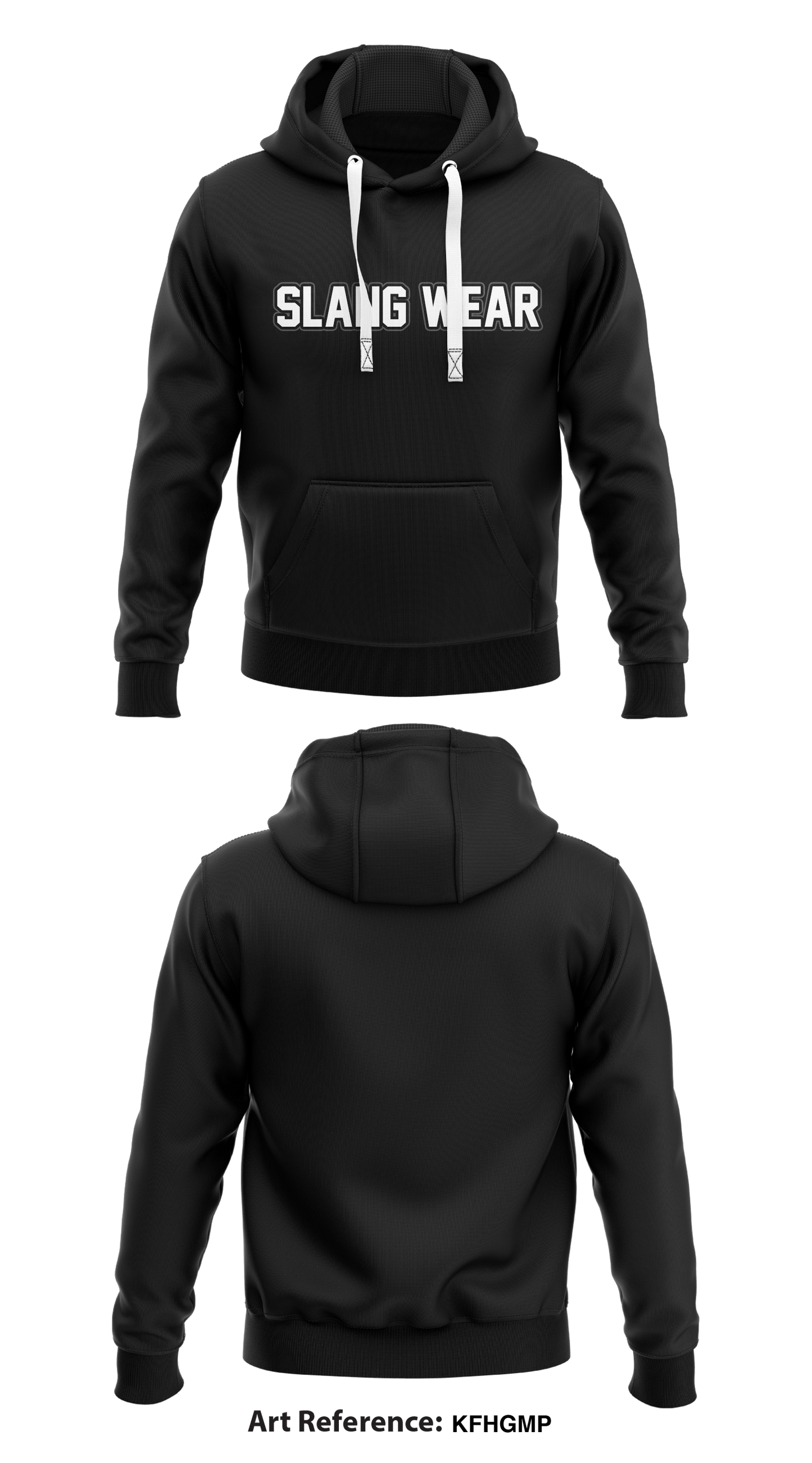 Slang Wear Store 1 Core Men's Hooded Performance Sweatshirt - Kfhgmp