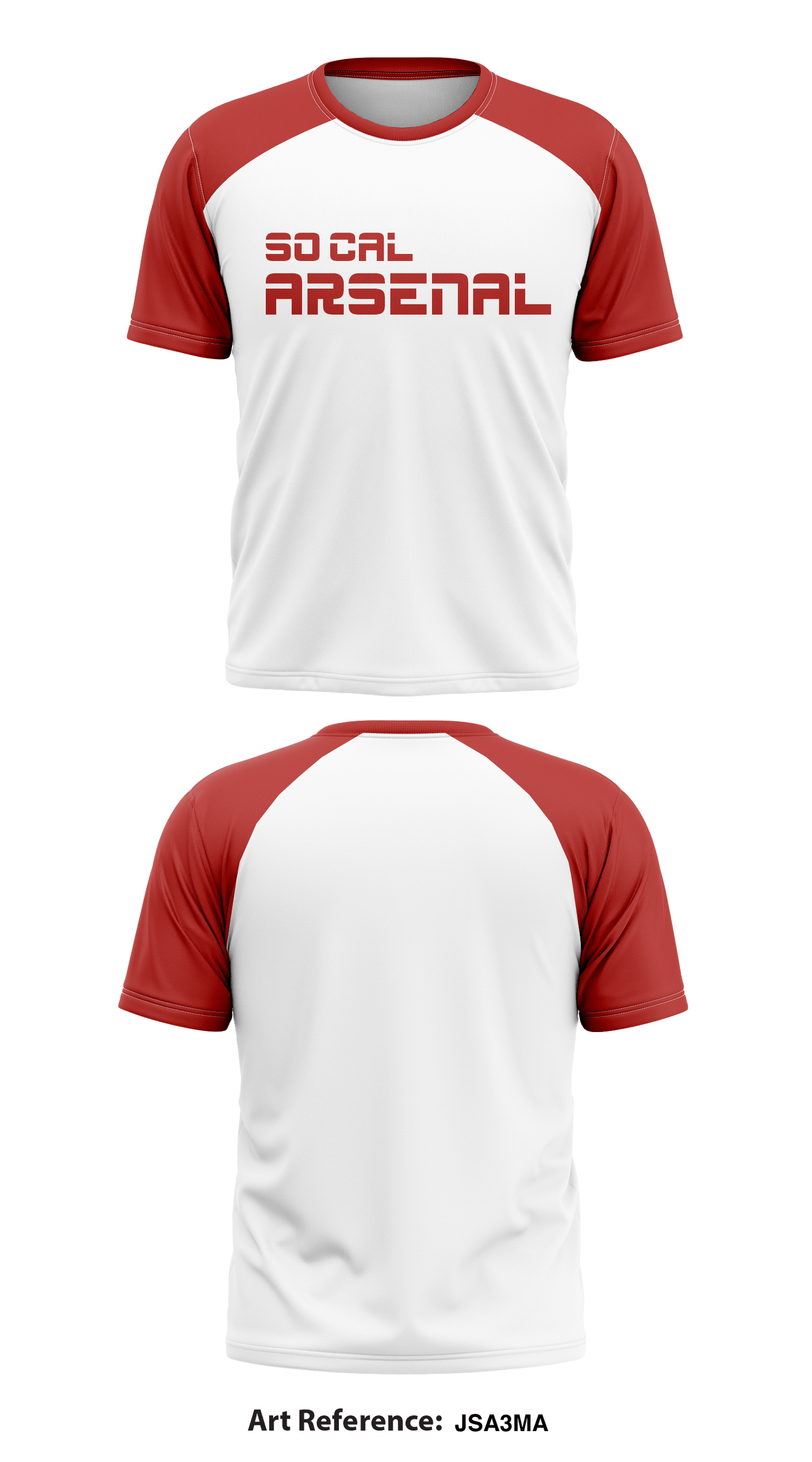 So cal Arsenal Store 1 Core Men's SS Performance Tee - JSa3Ma