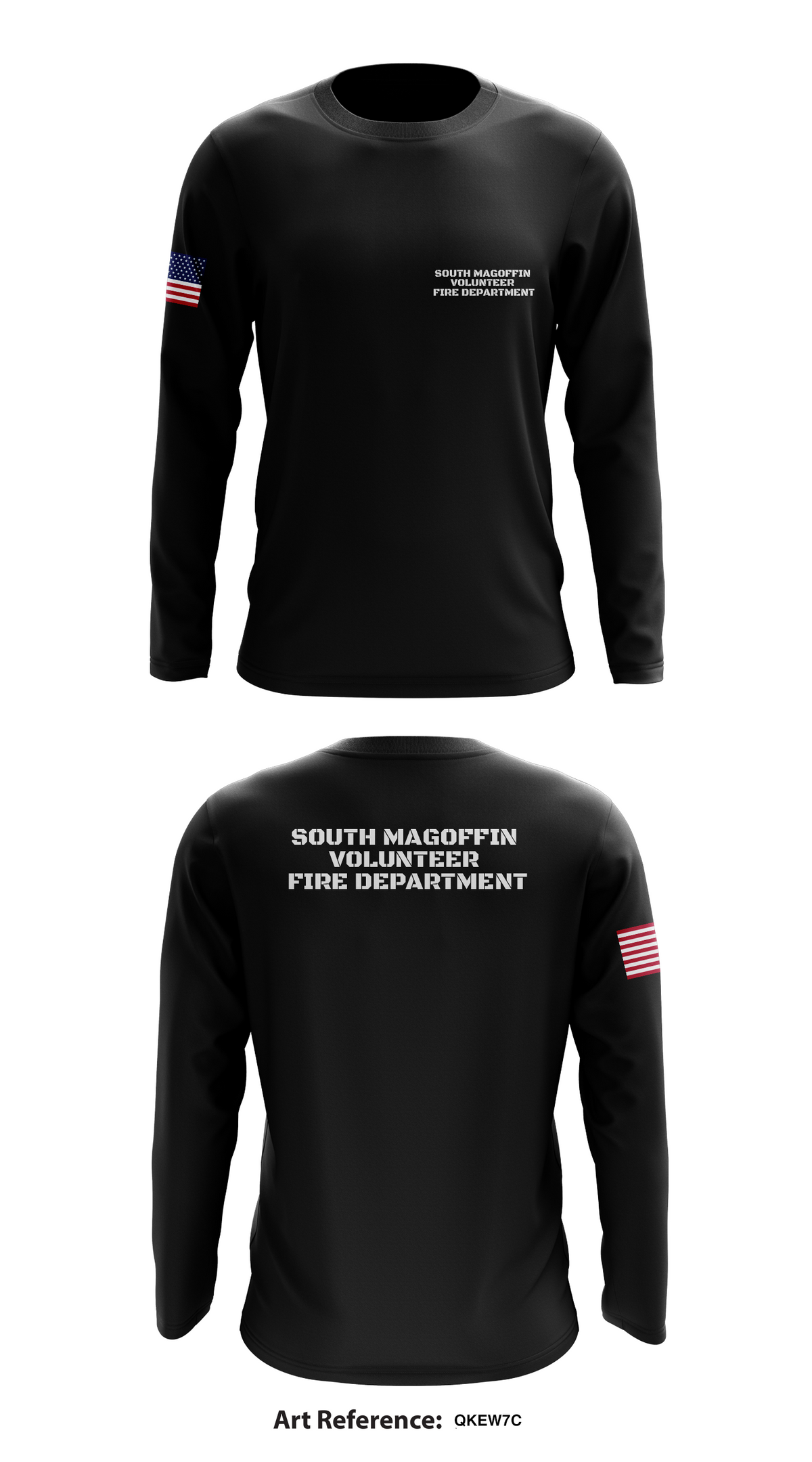 South Magoffin Volunteer Fire Department Store 1 Core Men's LS Performance Tee - QkEW7C