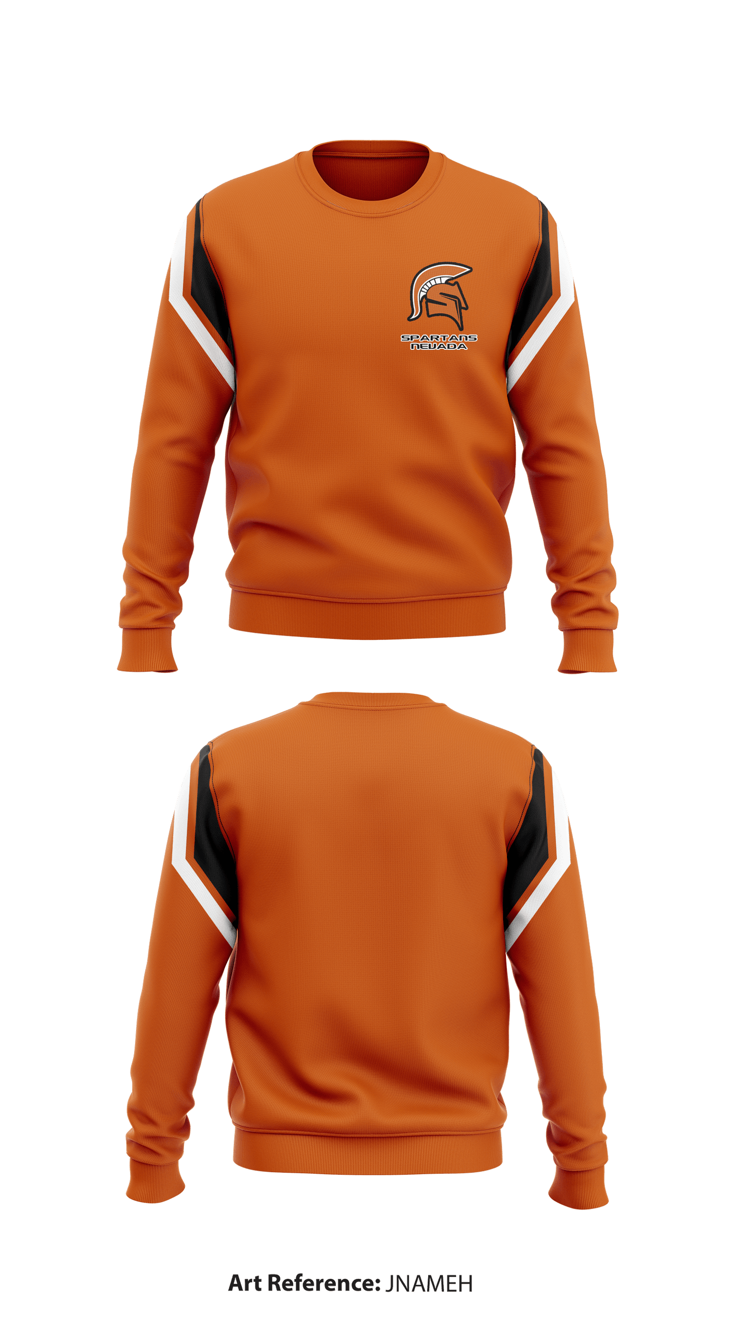 Spartans Nevada Baseball Core Men's Crewneck Performance Sweatshirt - JnameH